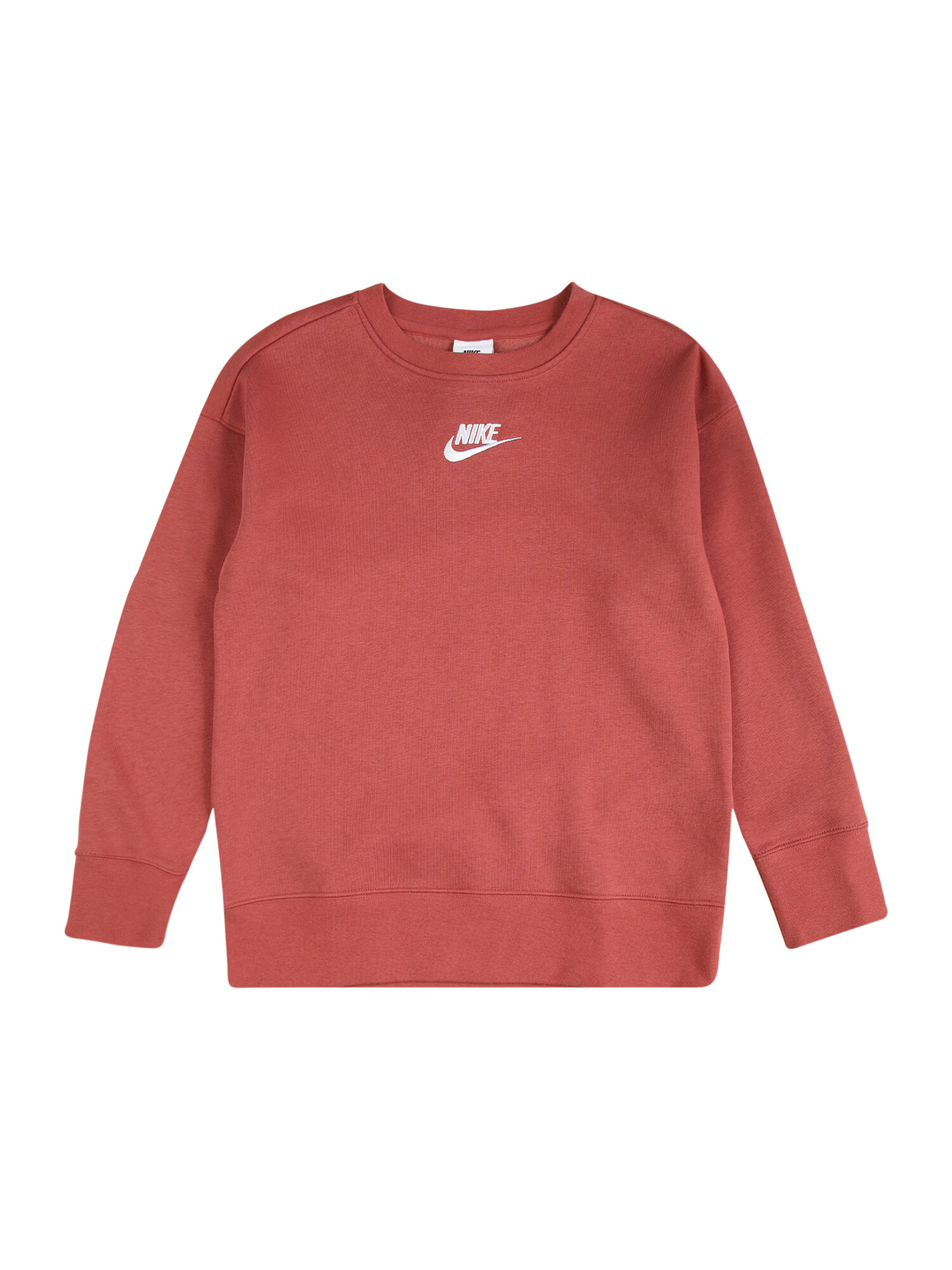 Nike Sportswear Mikina hrdzavohnedá / biela - Pepit.sk