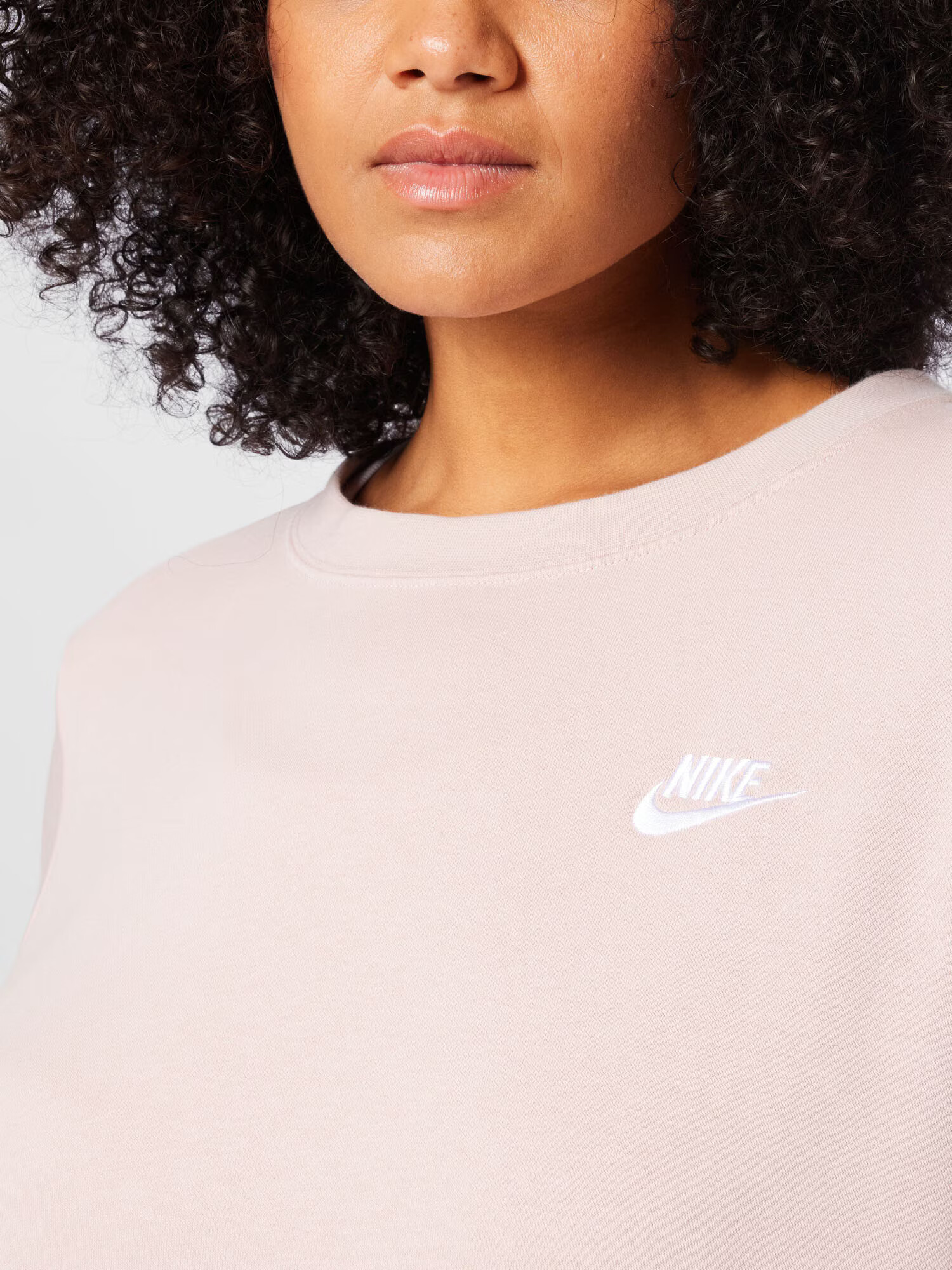 Nike Sportswear Športová mikina ružová / biela - Pepit.sk