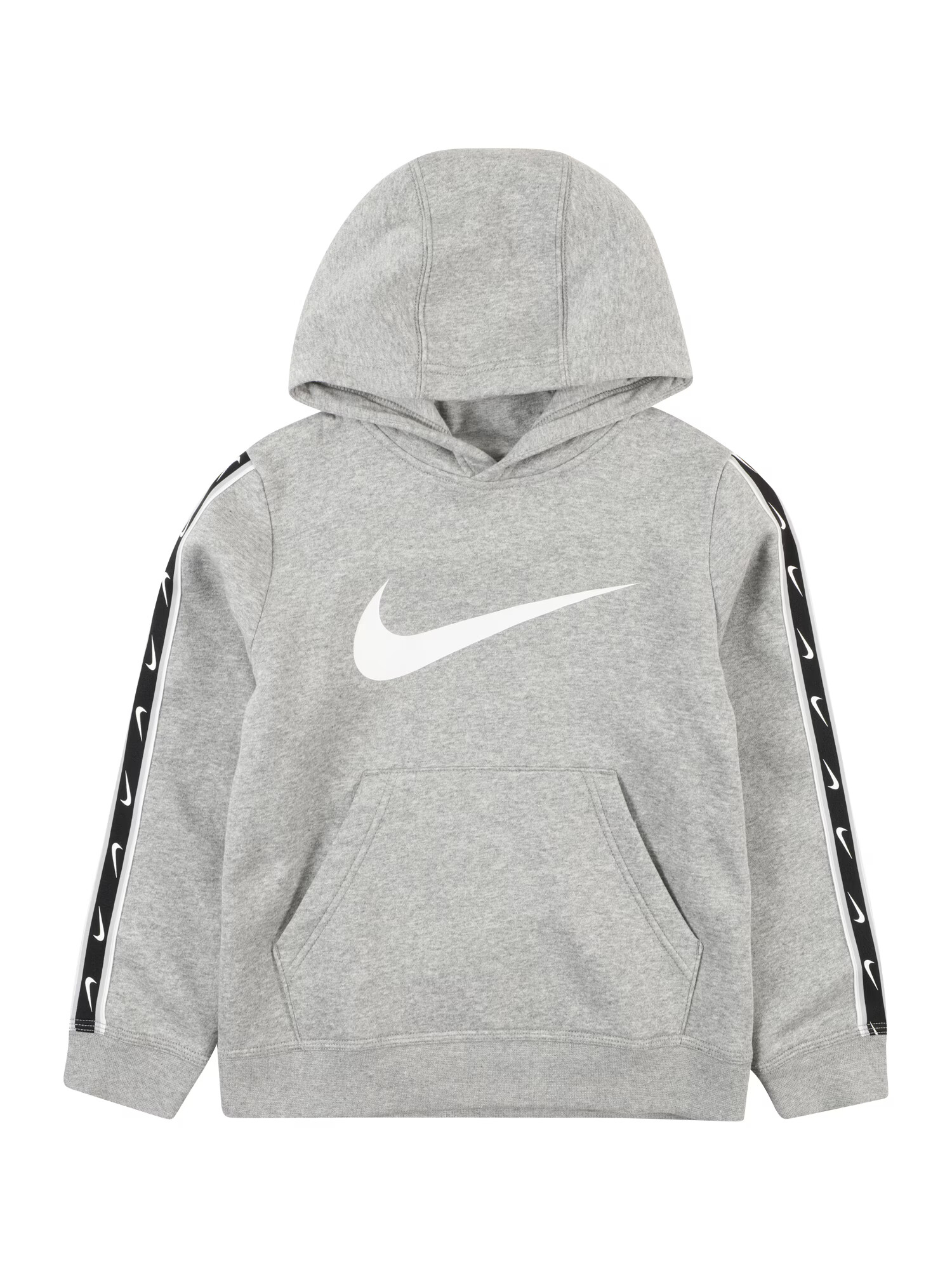 Nike Sportswear Mikina sivá melírovaná / čierna / biela - Pepit.sk