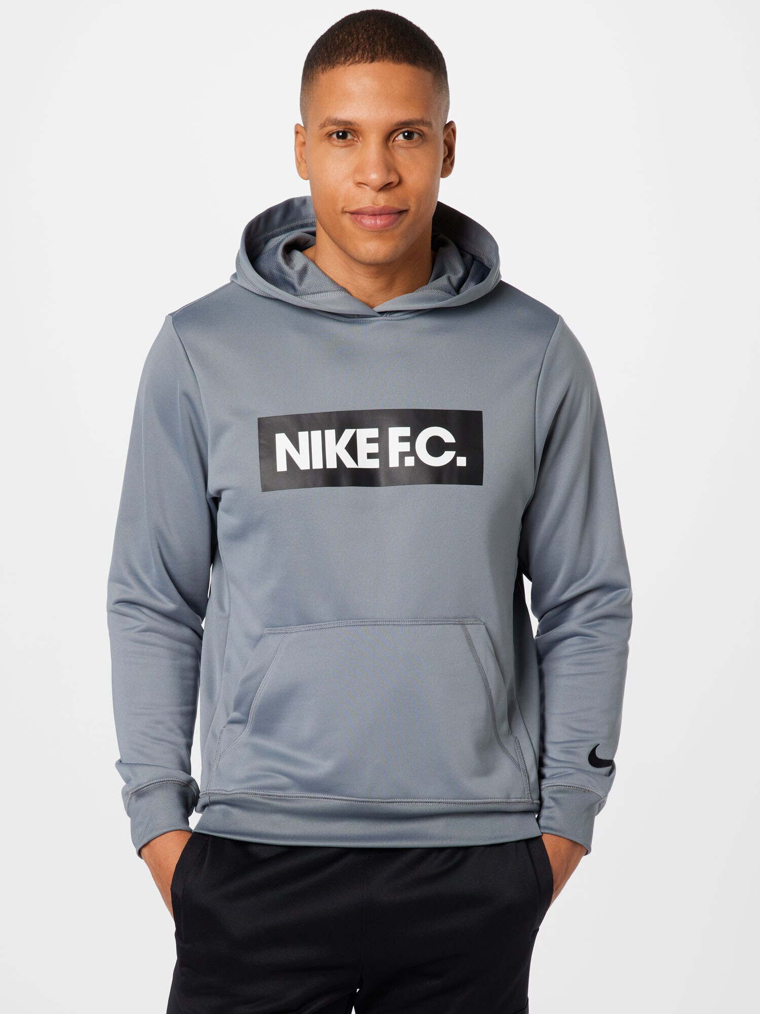 Nike Sportswear Mikina striebornosivá / čierna / biela - Pepit.sk