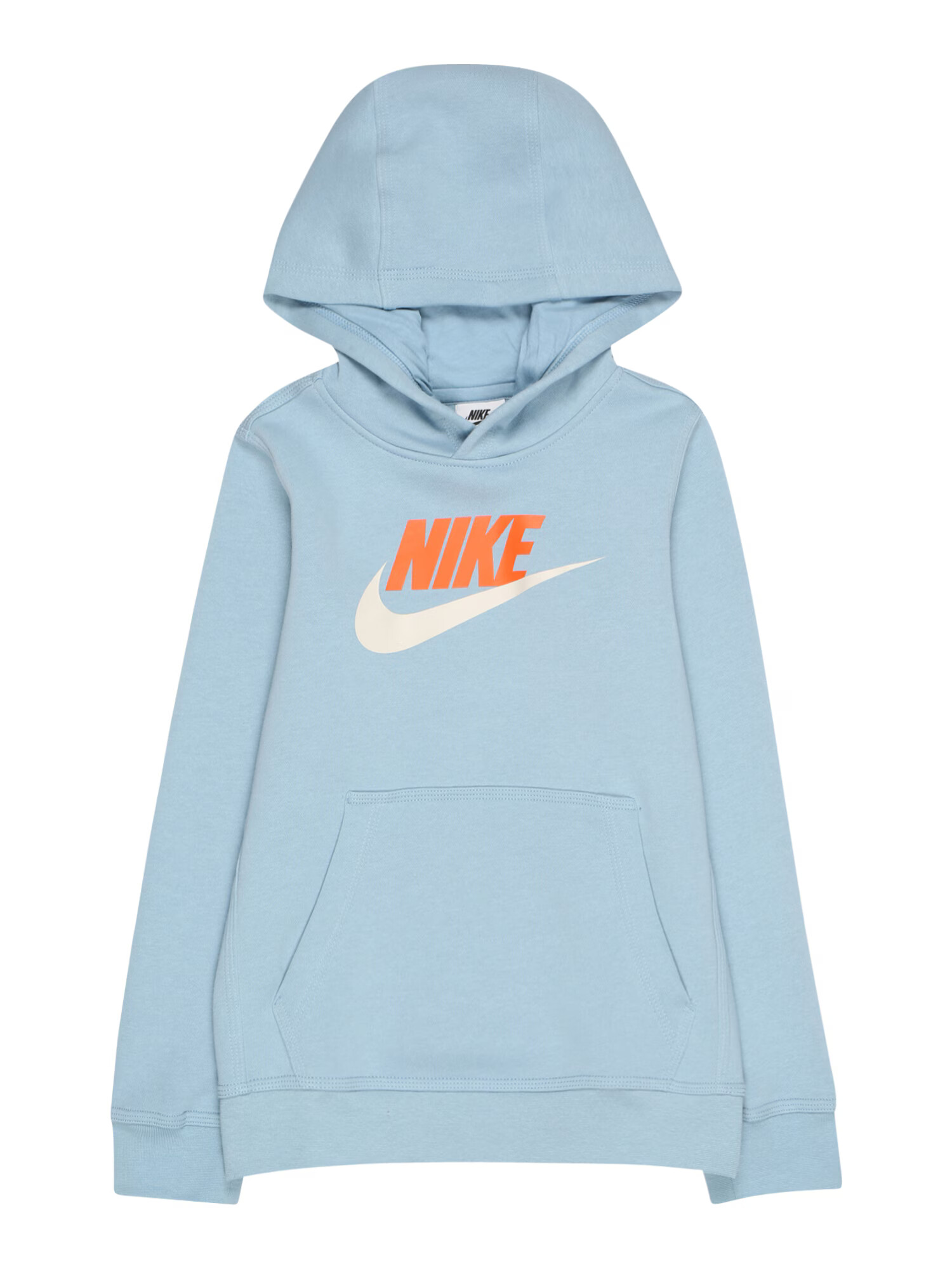 Nike Sportswear Mikina svetlomodrá / oranžová / biela - Pepit.sk