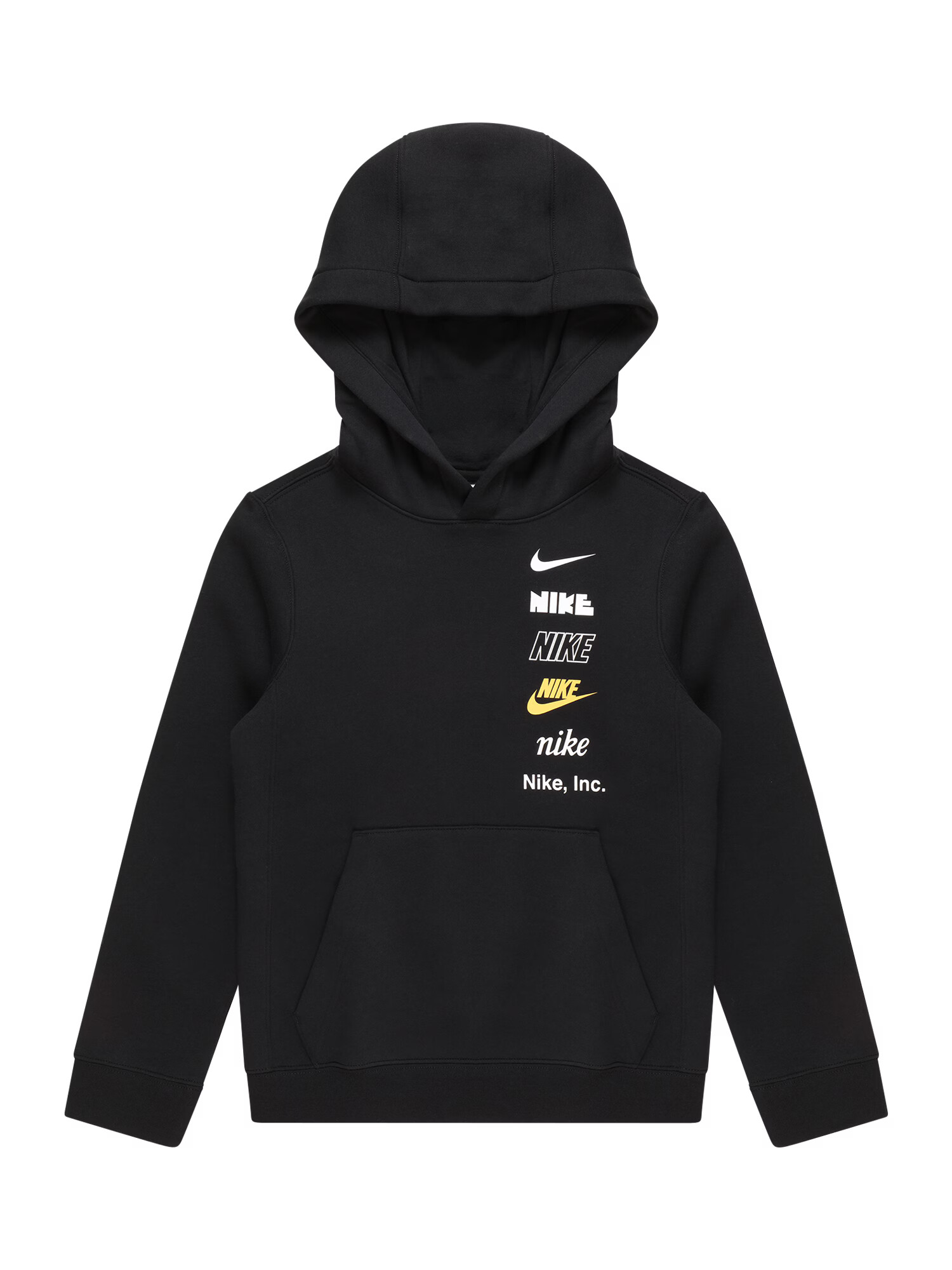 Nike Sportswear Mikina zlatá žltá / čierna / biela - Pepit.sk