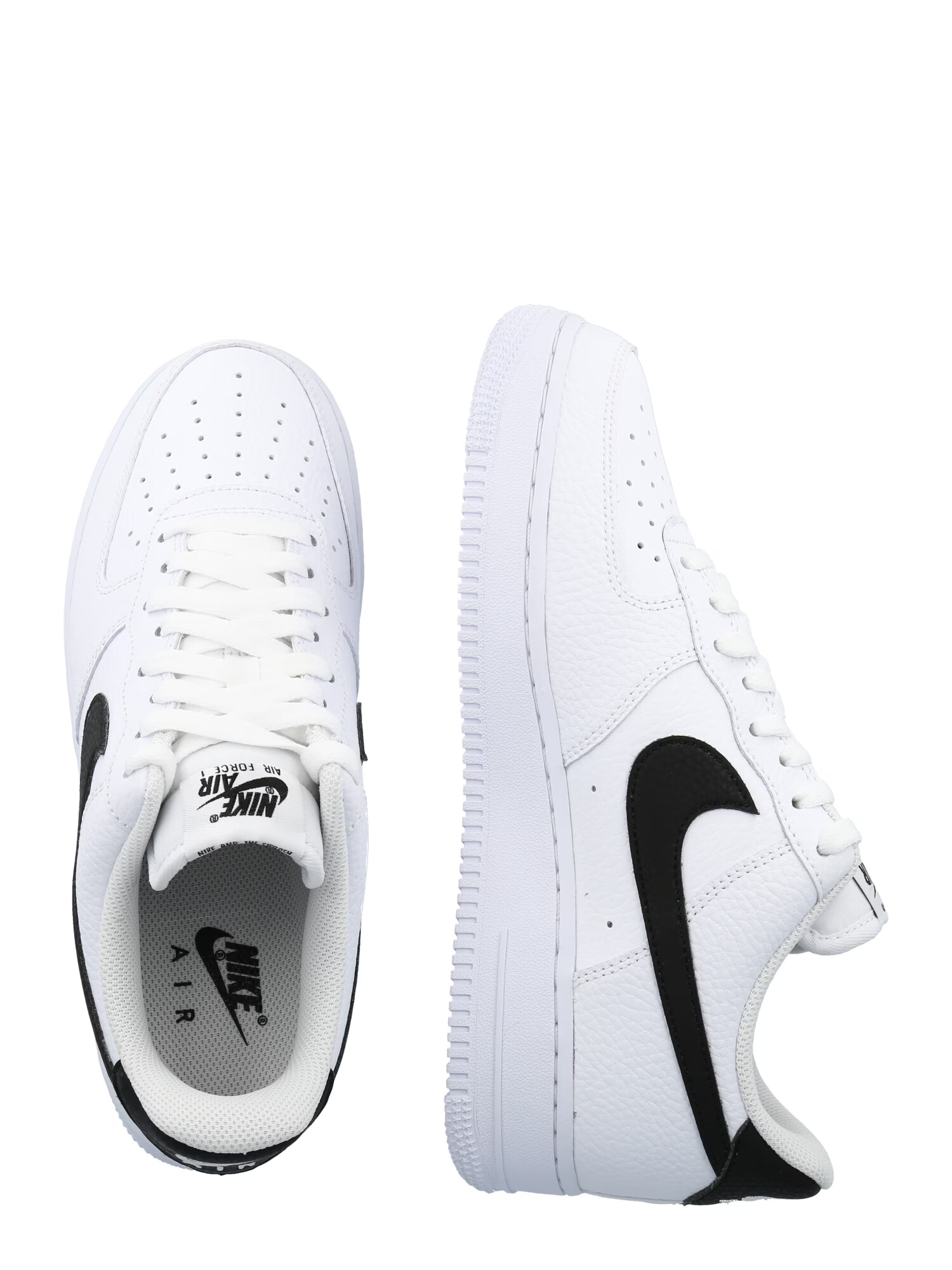 Nike Sportswear Nízke tenisky 'AIR FORCE 1 07' čierna / biela - Pepit.sk