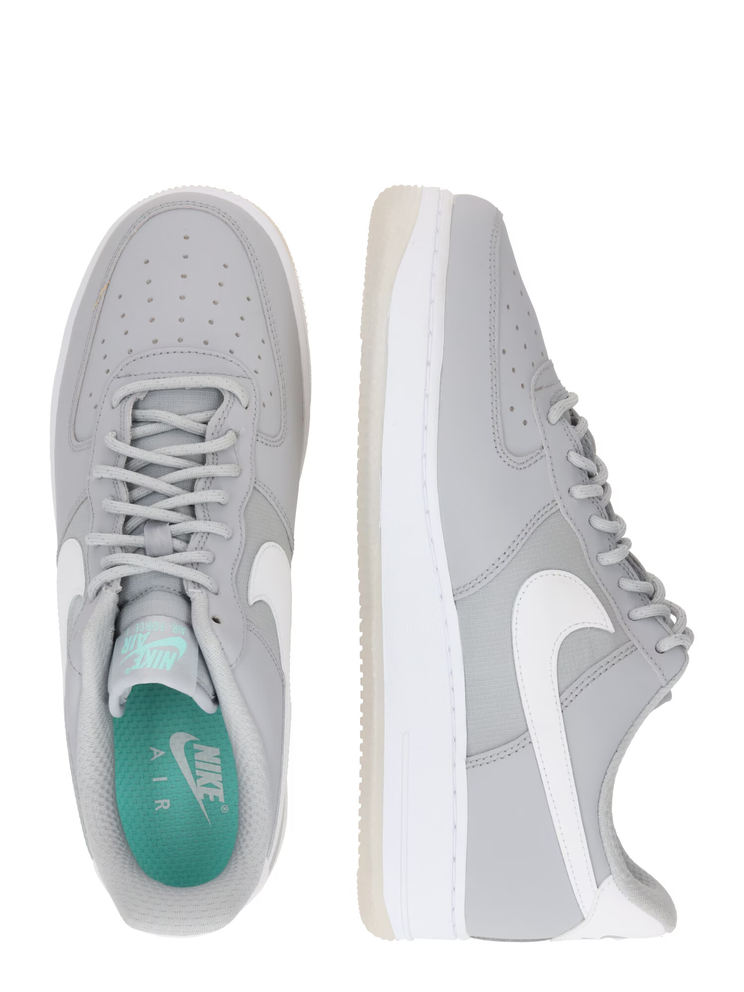 Nike Sportswear Nízke tenisky 'AIR FORCE 1 07' vodová / sivá / biela - Pepit.sk