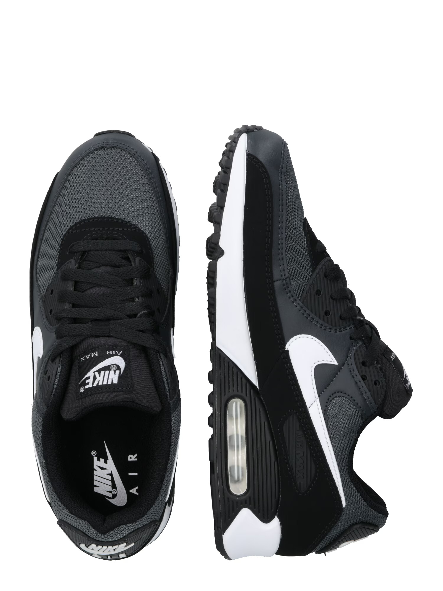 Nike Sportswear Nízke tenisky 'AIR MAX 90' sivá / čierna / biela - Pepit.sk