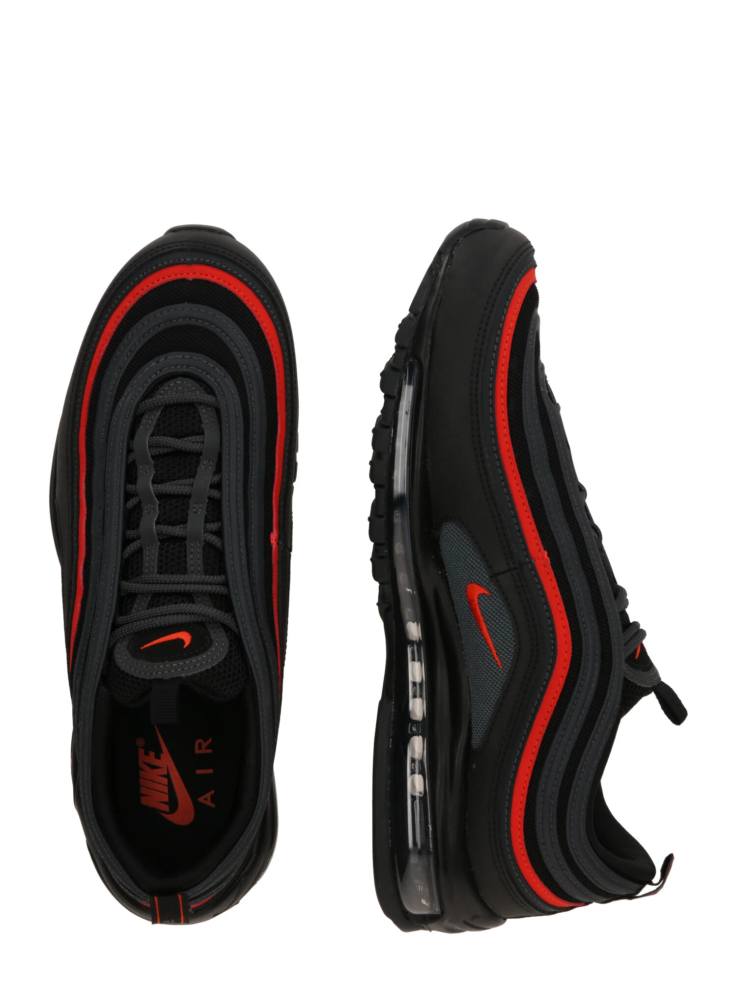 Nike Sportswear Nízke tenisky 'Air Max 97' ohnivo červená / čierna - Pepit.sk