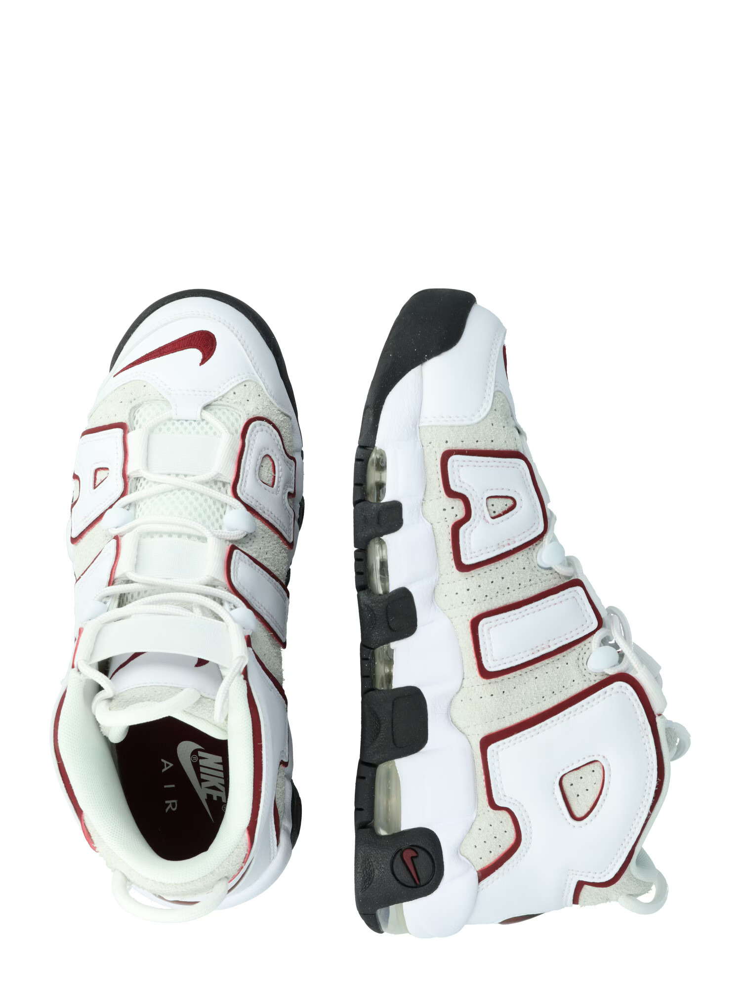 Nike Sportswear Nízke tenisky 'AIR MORE UPTEMPO 96' červená / čierna / biela - Pepit.sk