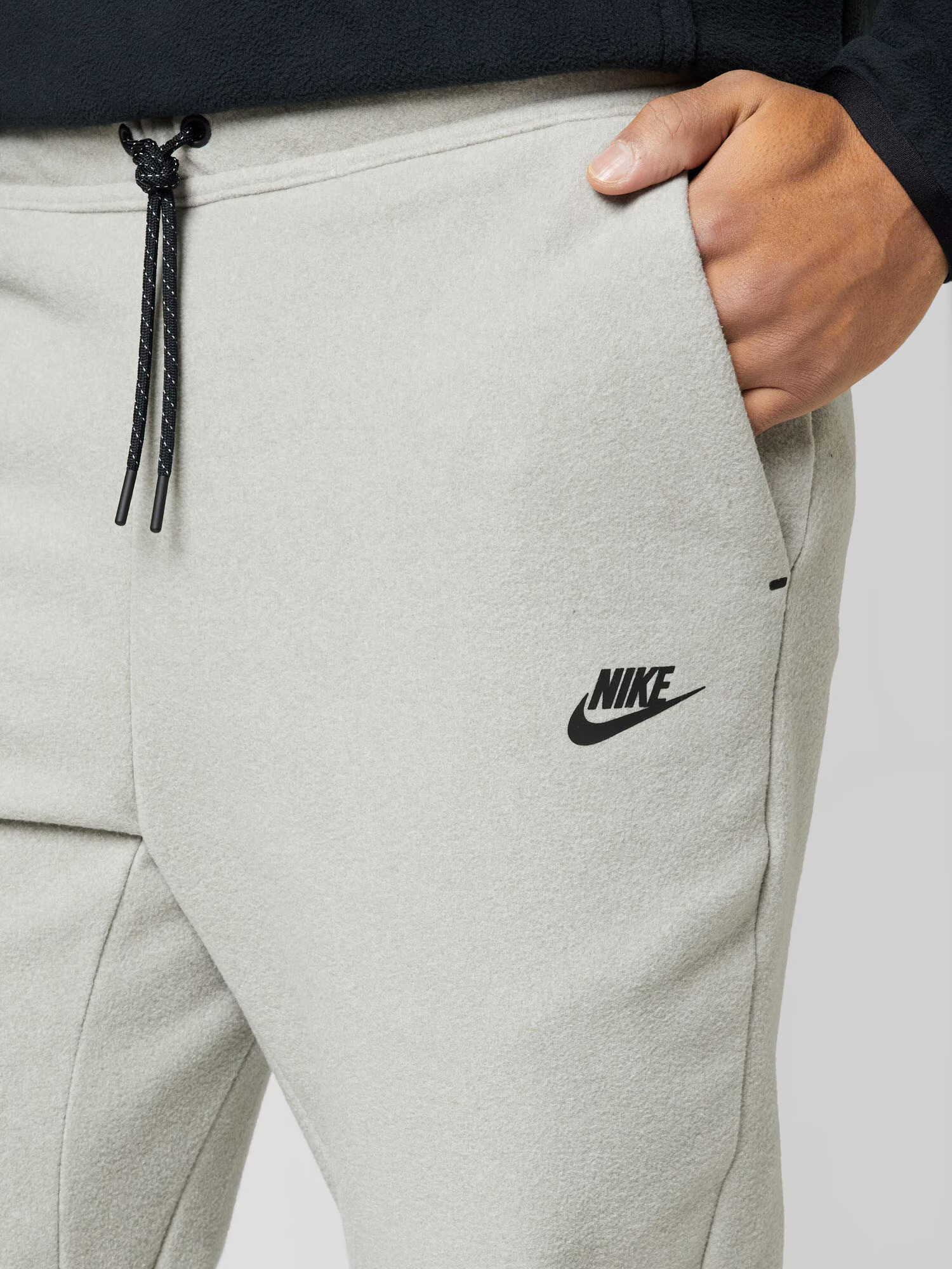 Nike Sportswear Nohavice béžová / čierna - Pepit.sk