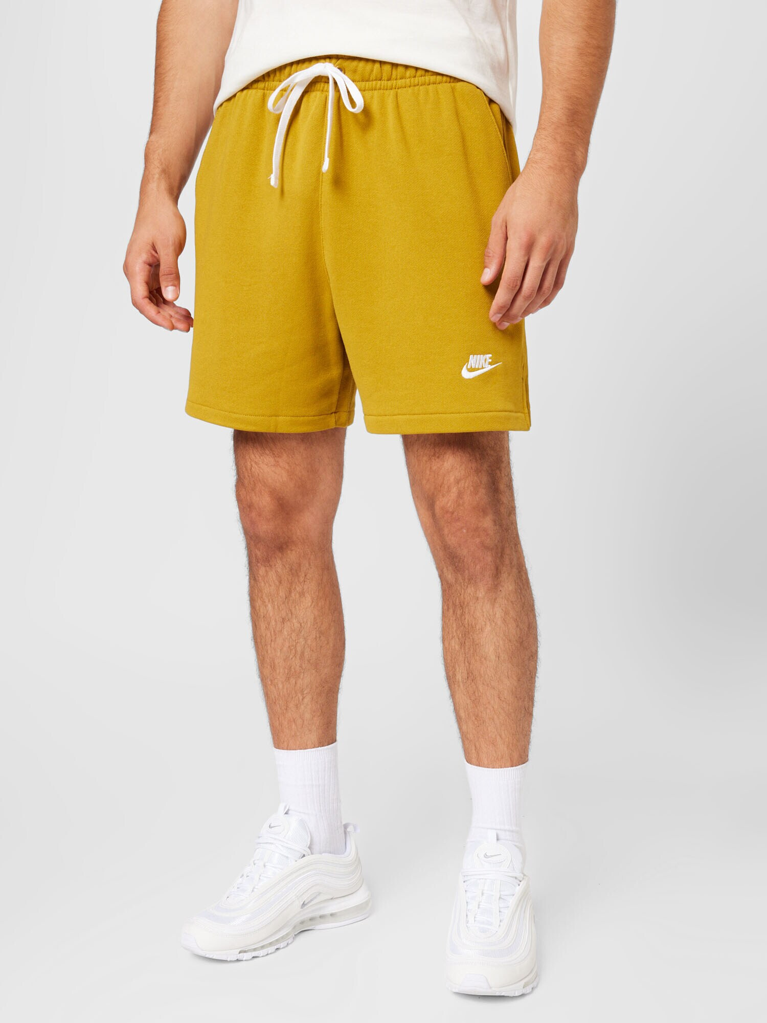 Nike Sportswear Nohavice bronzová / biela - Pepit.sk