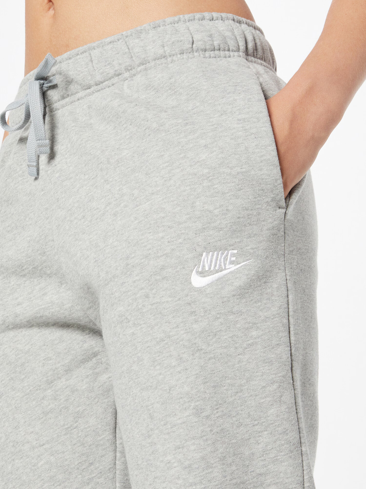 Nike Sportswear Nohavice sivá melírovaná / biela - Pepit.sk