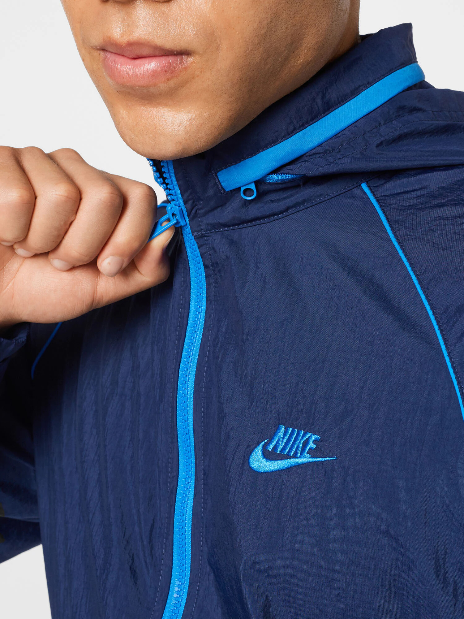 Nike Sportswear Prechodná bunda modrá / námornícka modrá - Pepit.sk