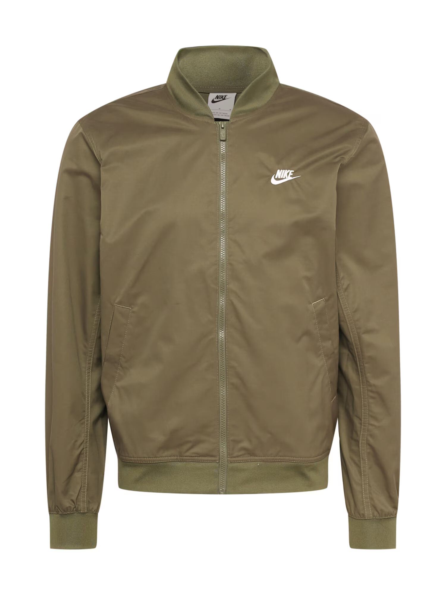 Nike Sportswear Prechodná bunda olivová / biela - Pepit.sk