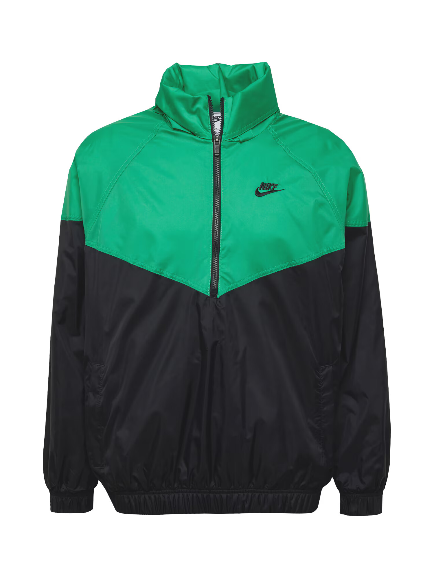 Nike Sportswear Prechodná bunda 'Windrunner' trávovo zelená / čierna - Pepit.sk