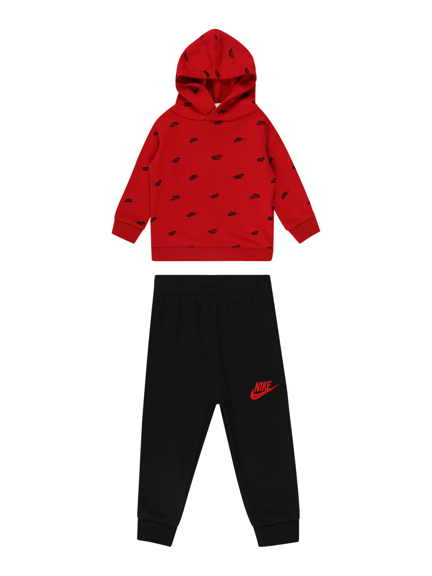 Nike Sportswear Set červená / čierna - Pepit.sk