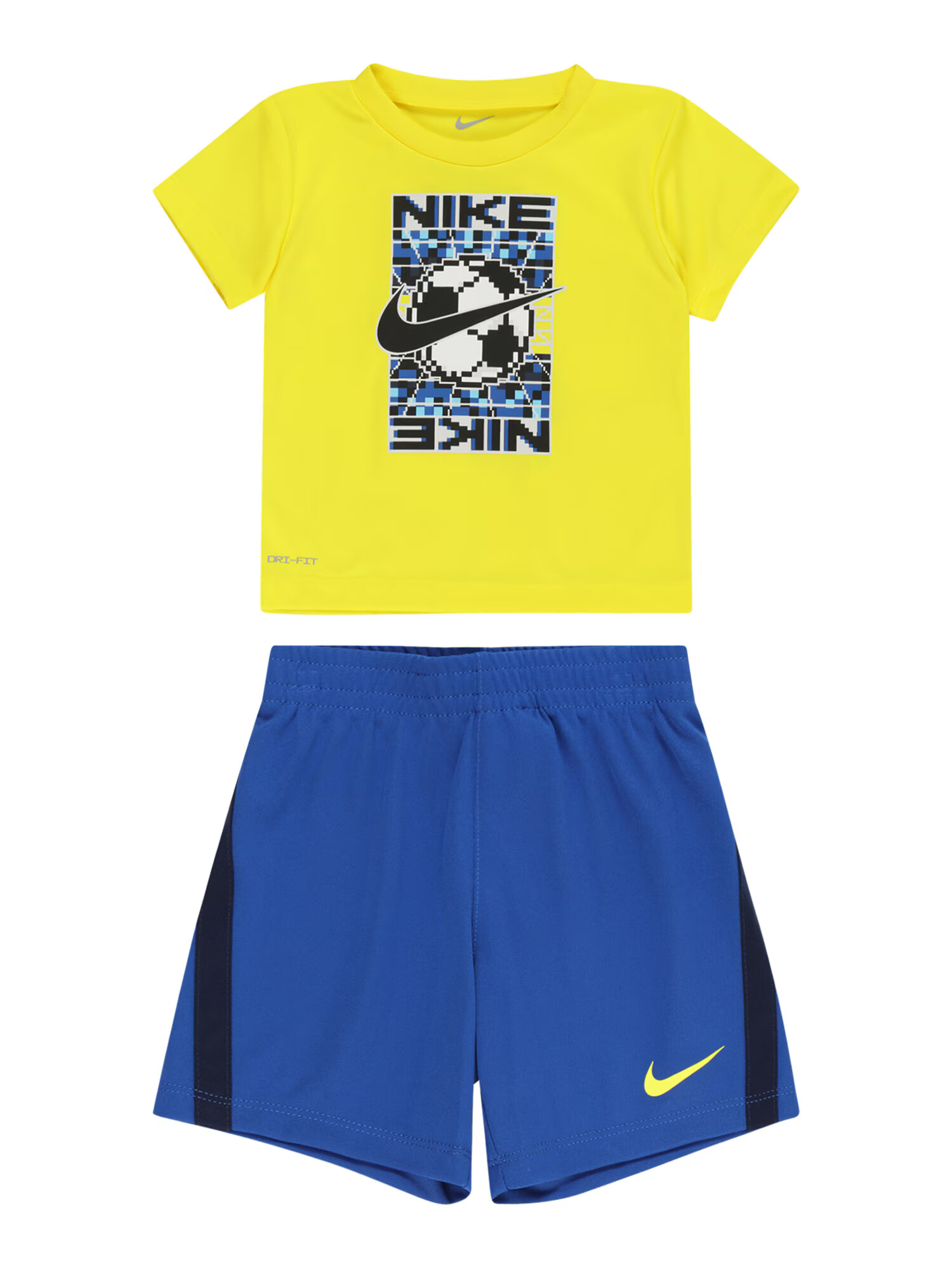 Nike Sportswear Set kráľovská modrá / žltá / čierna / biela - Pepit.sk