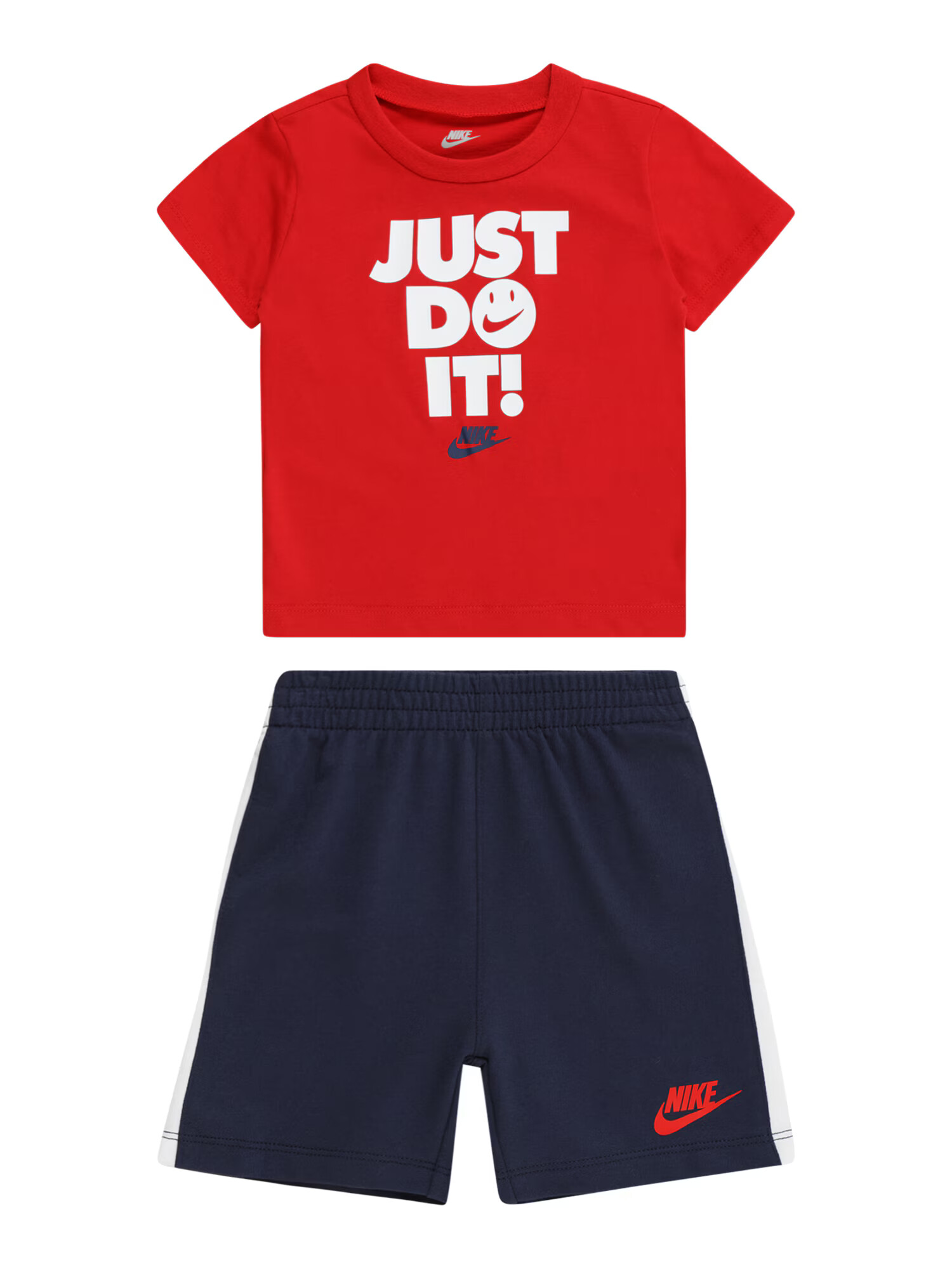 Nike Sportswear Set námornícka modrá / jasne červená / biela - Pepit.sk