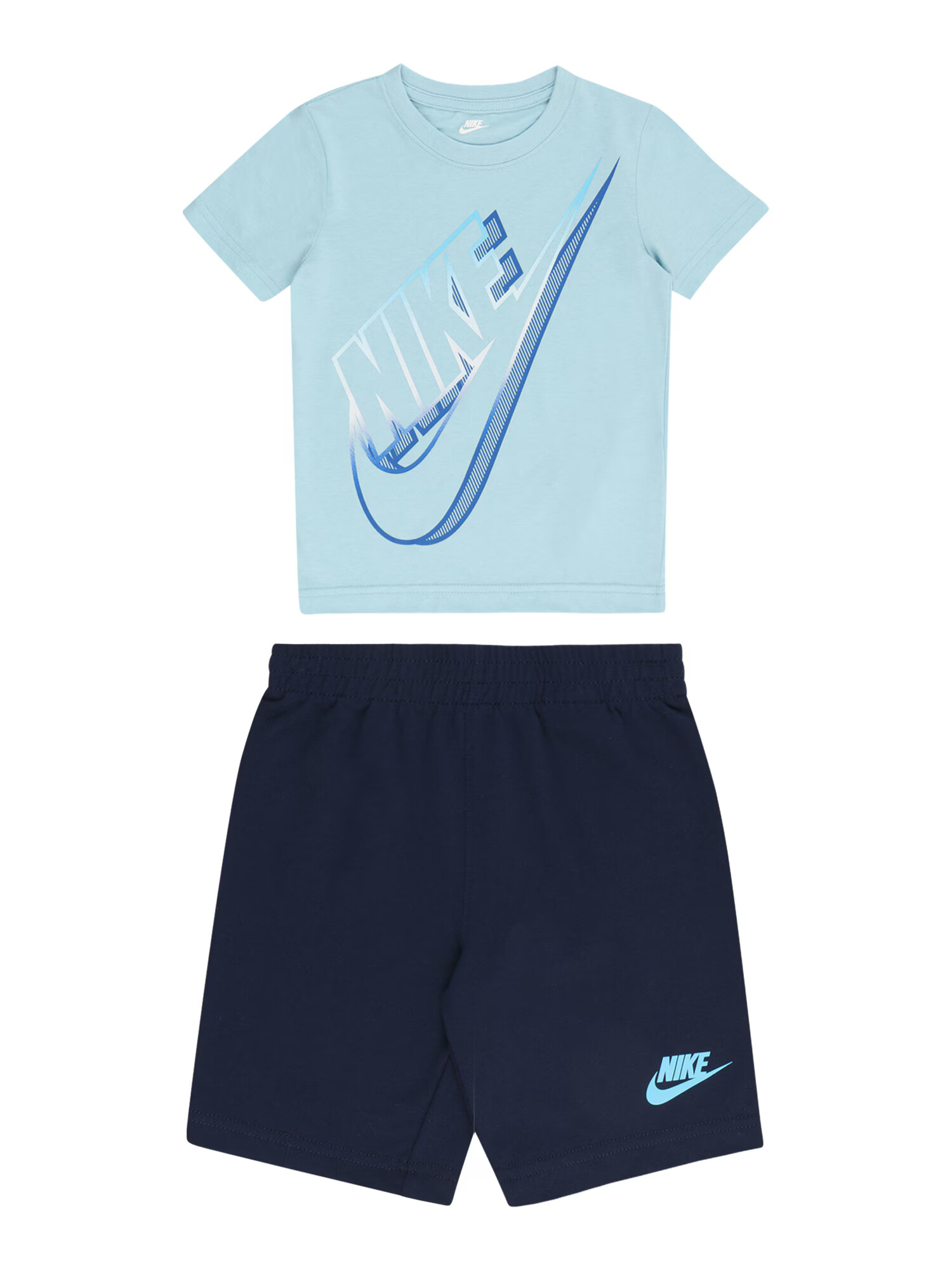 Nike Sportswear Set námornícka modrá / kráľovská modrá / svetlomodrá / biela - Pepit.sk