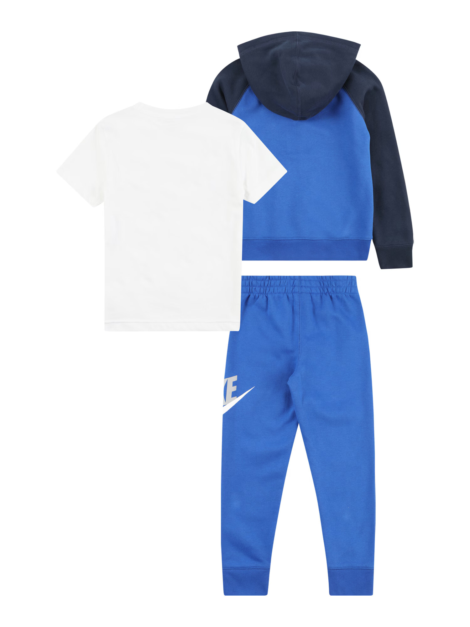 Nike Sportswear Set námornícka modrá / kráľovská modrá / svetlosivá / biela - Pepit.sk