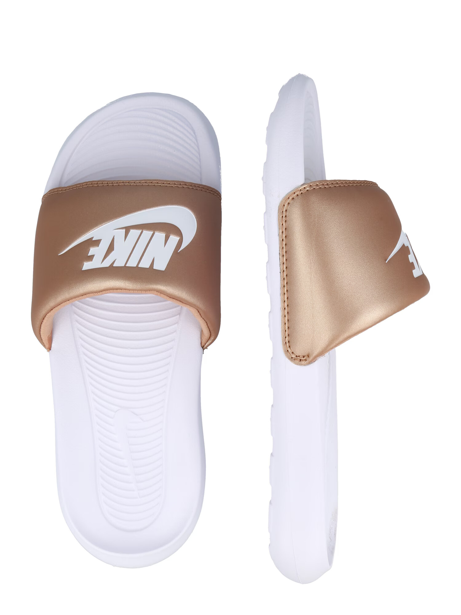 Nike Sportswear Šľapky 'VICTORI ONE SLIDE' bronzová / biela - Pepit.sk