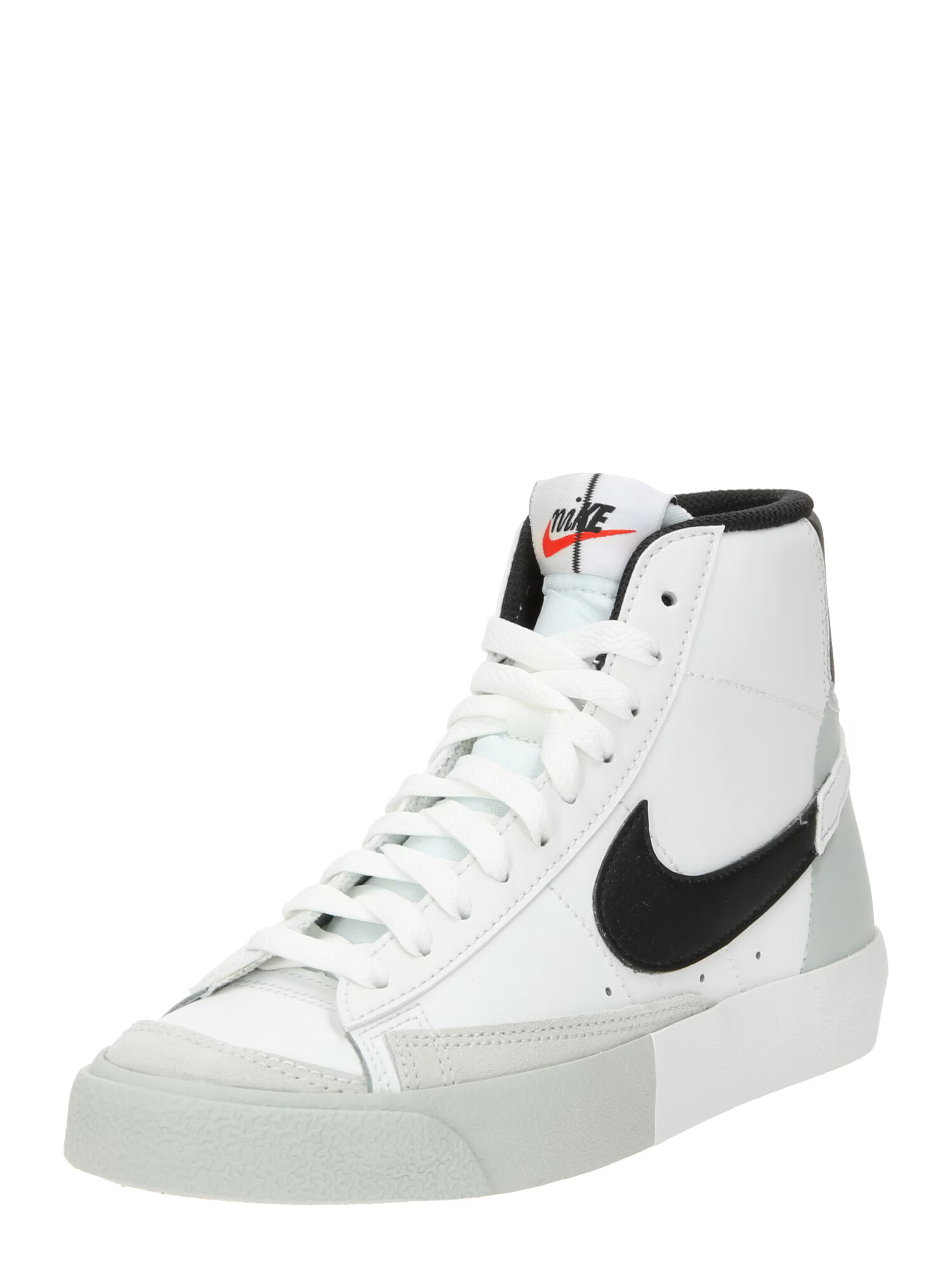 Nike Sportswear Tenisky 'Blazer Mid 77 SE' sivá / jasne červená / čierna / biela - Pepit.sk