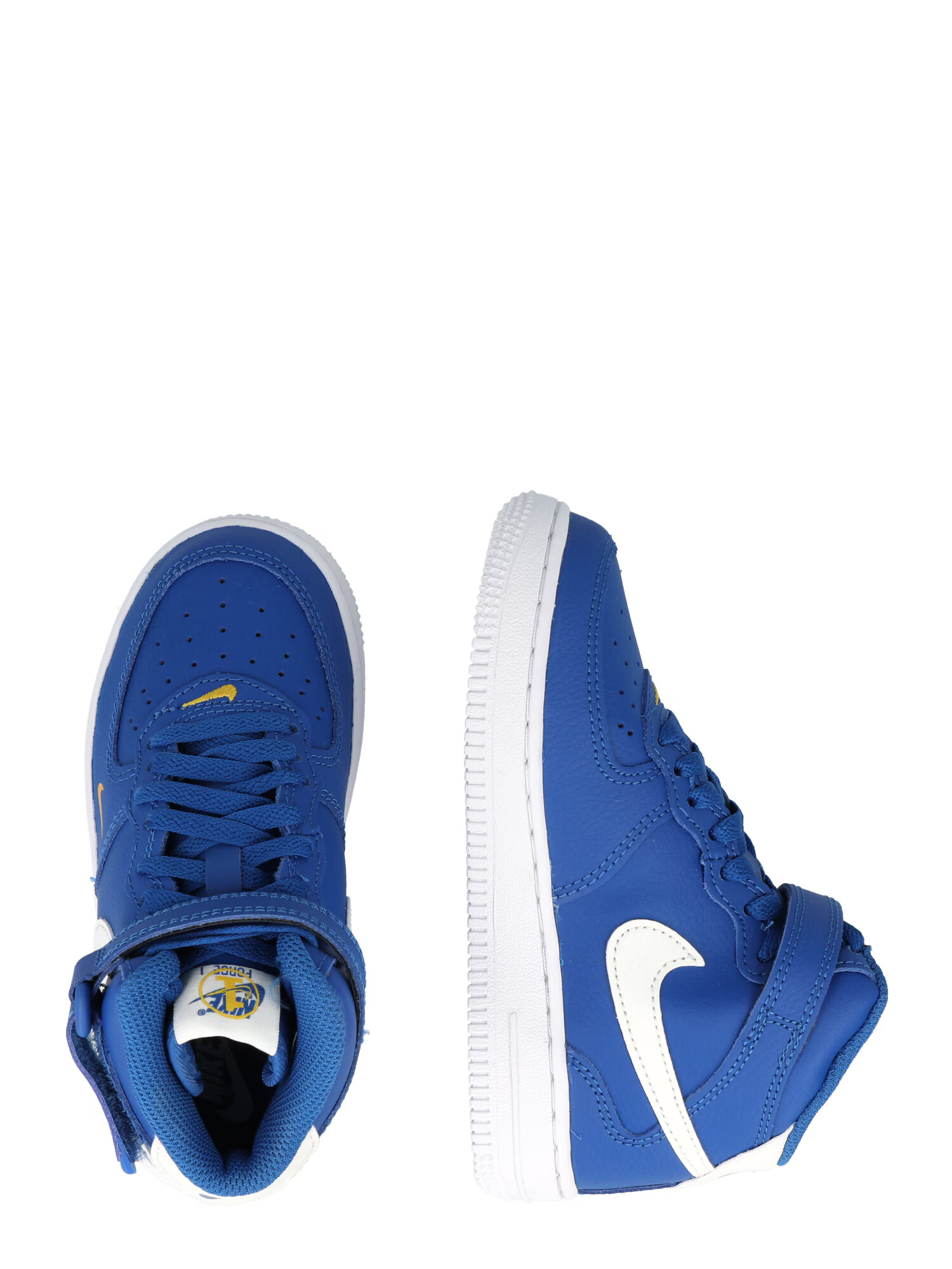 Nike Sportswear Tenisky 'Force 1' nebesky modrá / žltá / biela - Pepit.sk