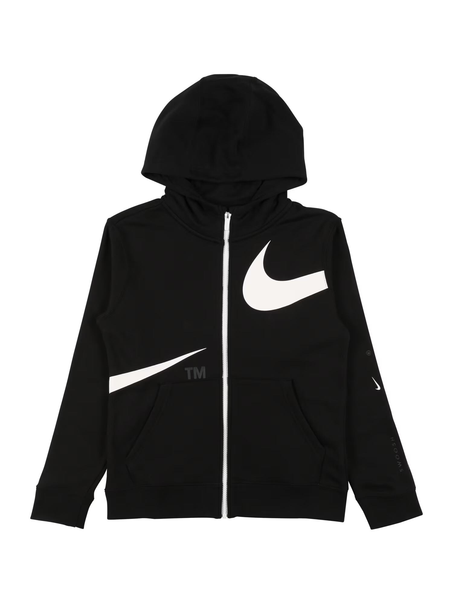 Nike Sportswear Tepláková bunda čierna / biela - Pepit.sk