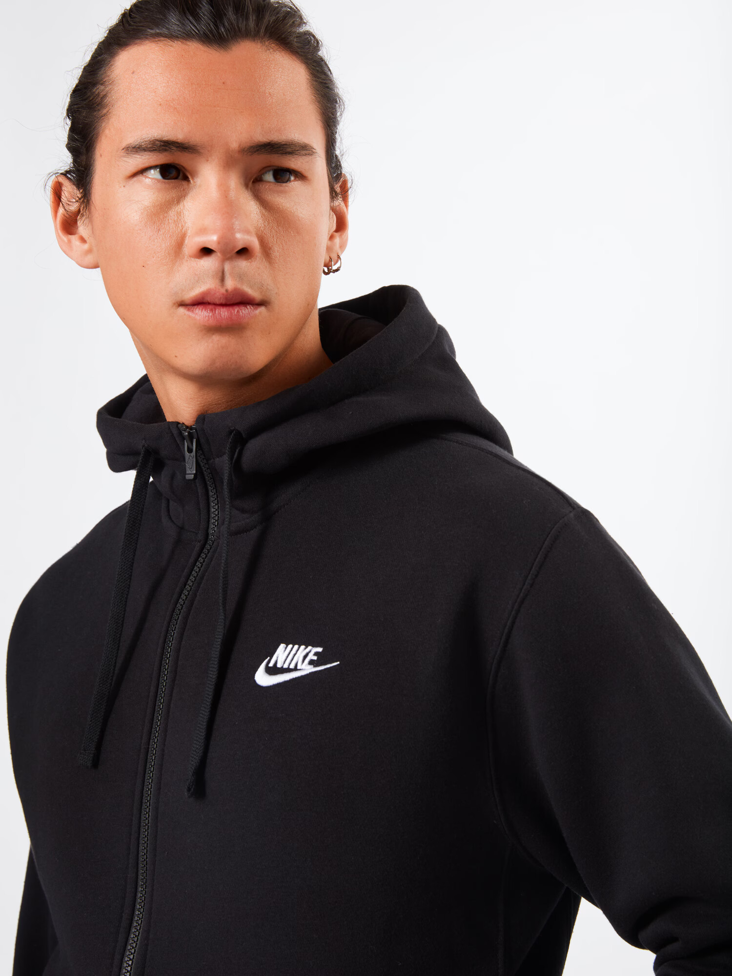 Nike Sportswear Tepláková bunda 'Club Fleece' čierna - Pepit.sk