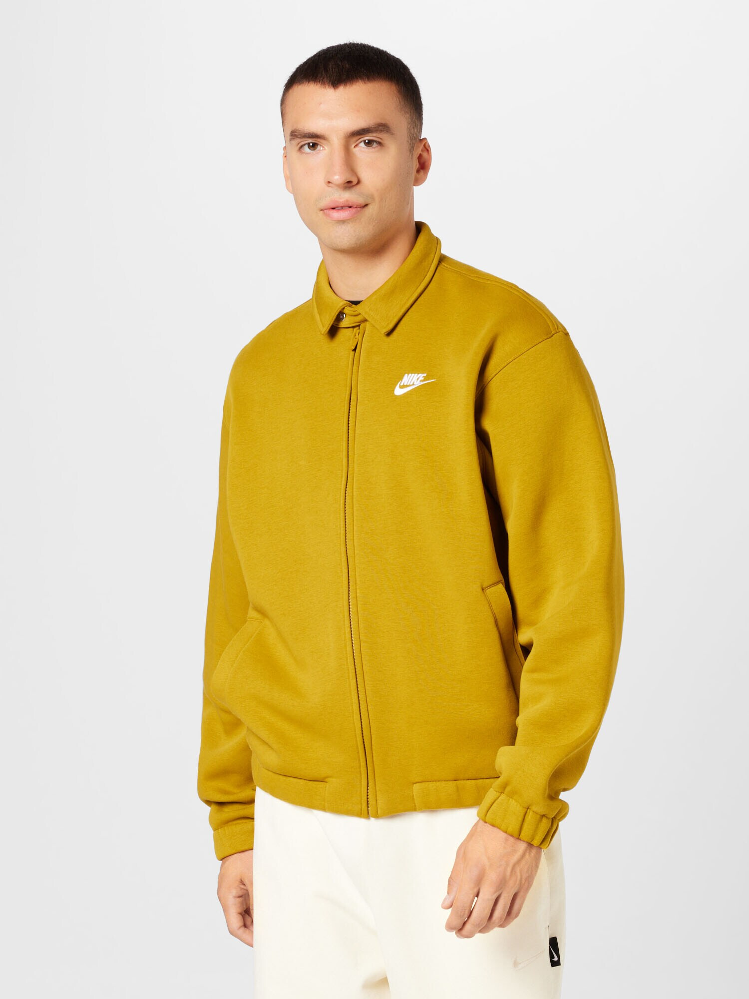 Nike Sportswear Tepláková bunda 'HARRINGTON' karí / biela - Pepit.sk