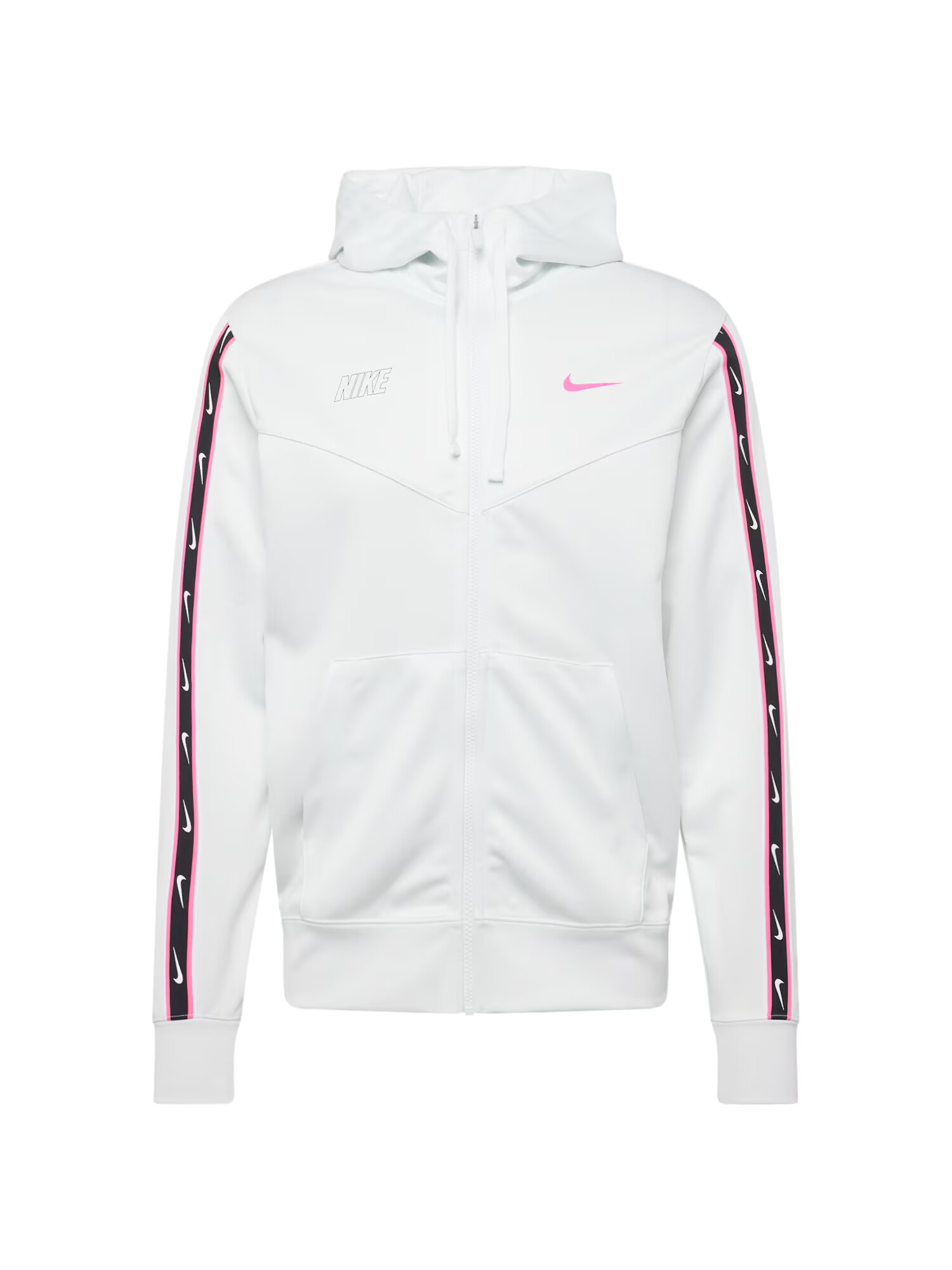 Nike Sportswear Tepláková bunda 'Repeat' fialová / čierna / biela - Pepit.sk