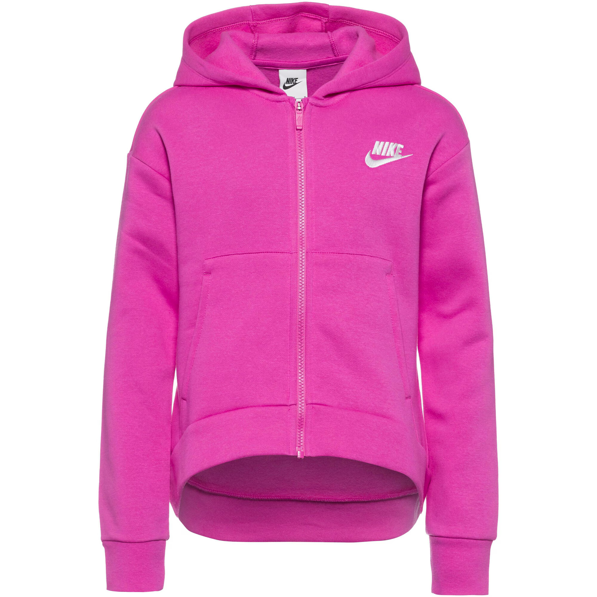 Nike Sportswear Tepláková bunda ružová / biela - Pepit.sk