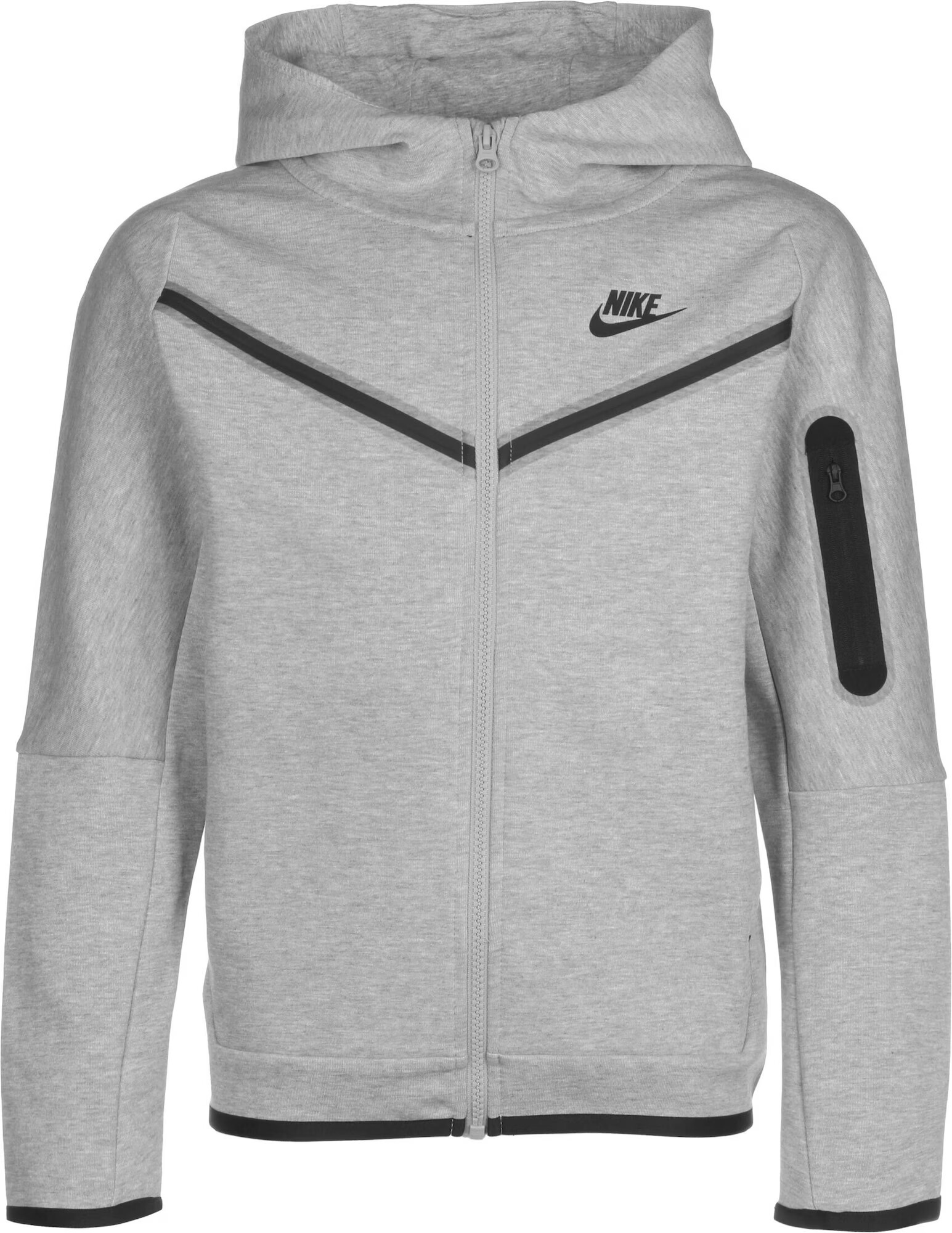 Nike Sportswear Tepláková bunda sivá / čierna - Pepit.sk