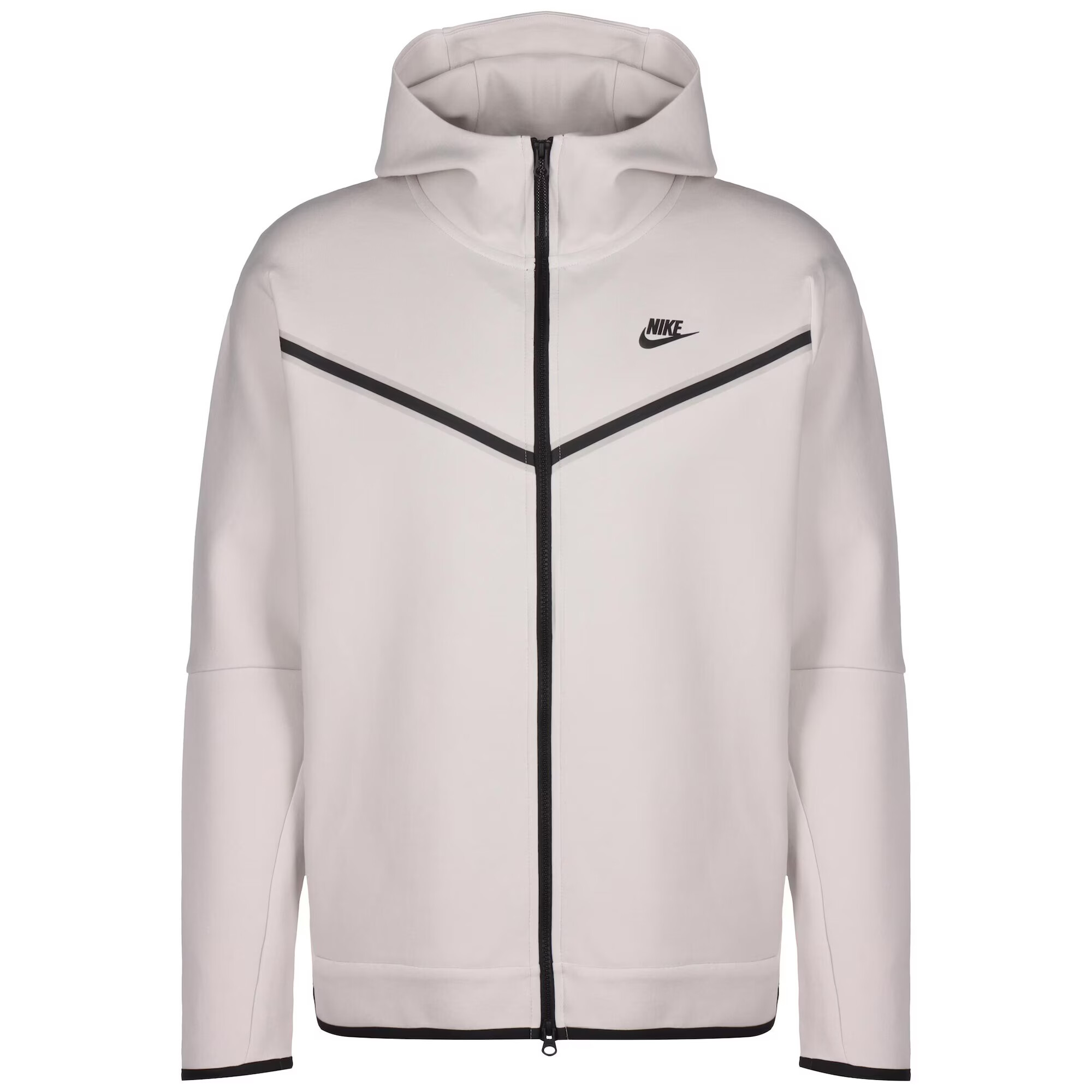 Nike Sportswear Tepláková bunda svetlobéžová / čierna - Pepit.sk