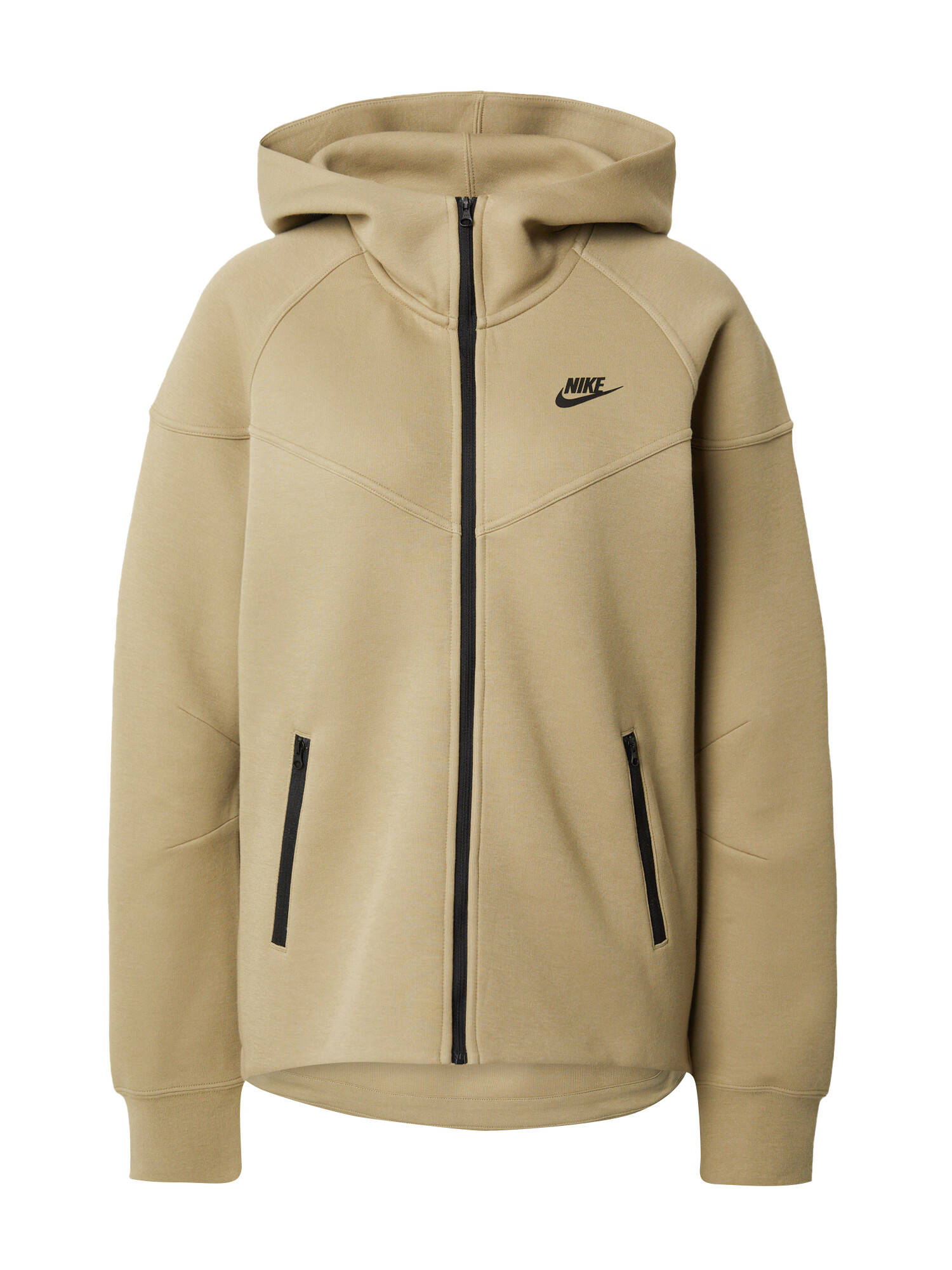 Nike Sportswear Tepláková bunda 'TECH FLEECE' olivová / čierna - Pepit.sk