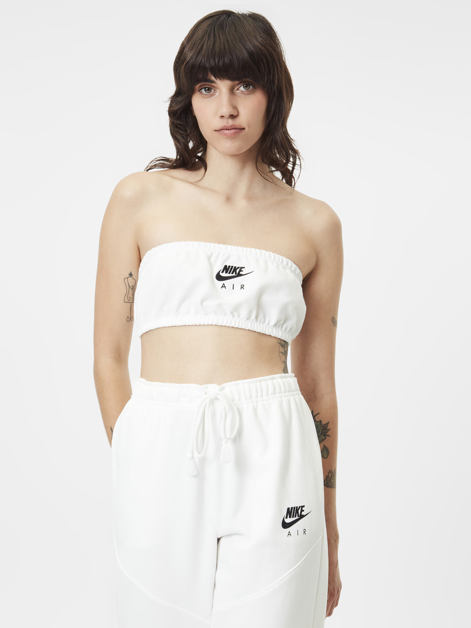 Nike Sportswear Top čierna / biela - Pepit.sk