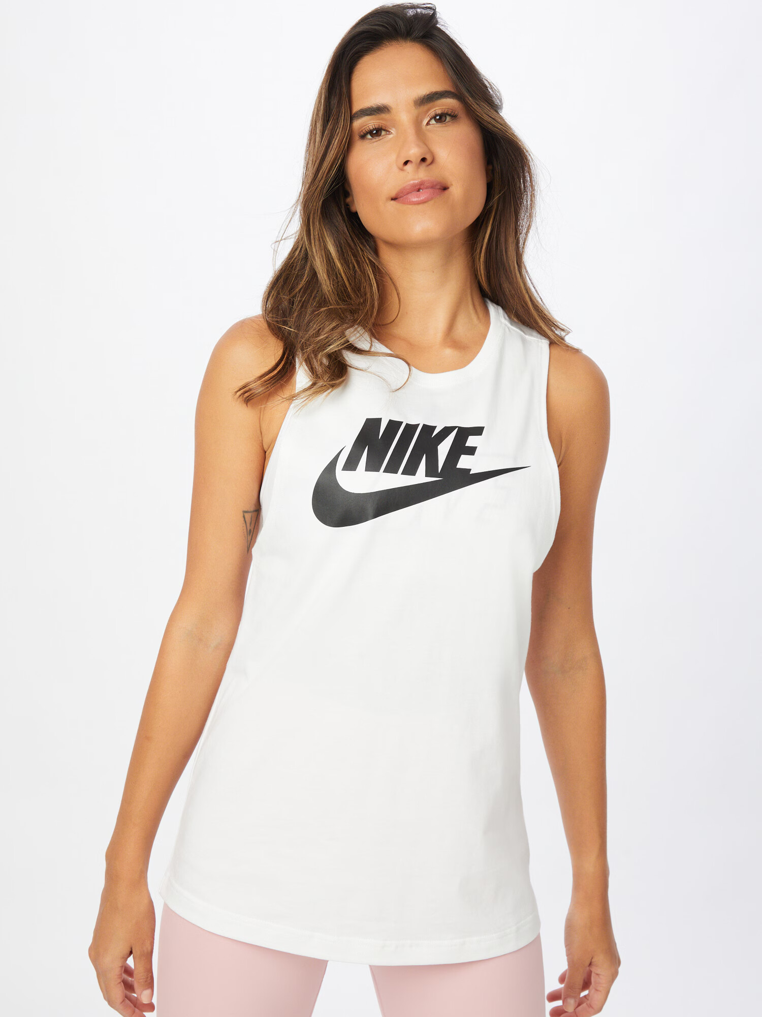 Nike Sportswear Top čierna / biela - Pepit.sk