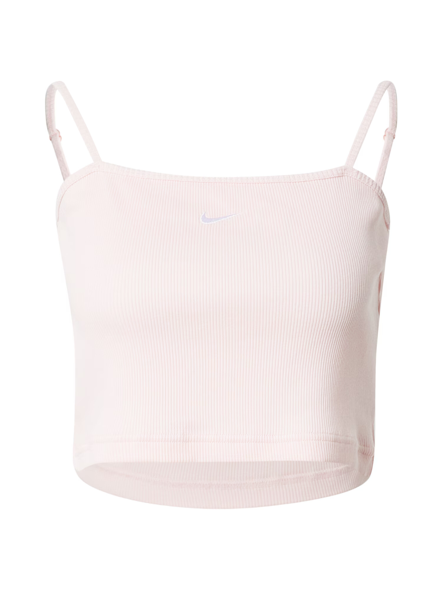 Nike Sportswear Top 'W NSW ESSNTL RIB CROP TOP' ružová / šedobiela - Pepit.sk