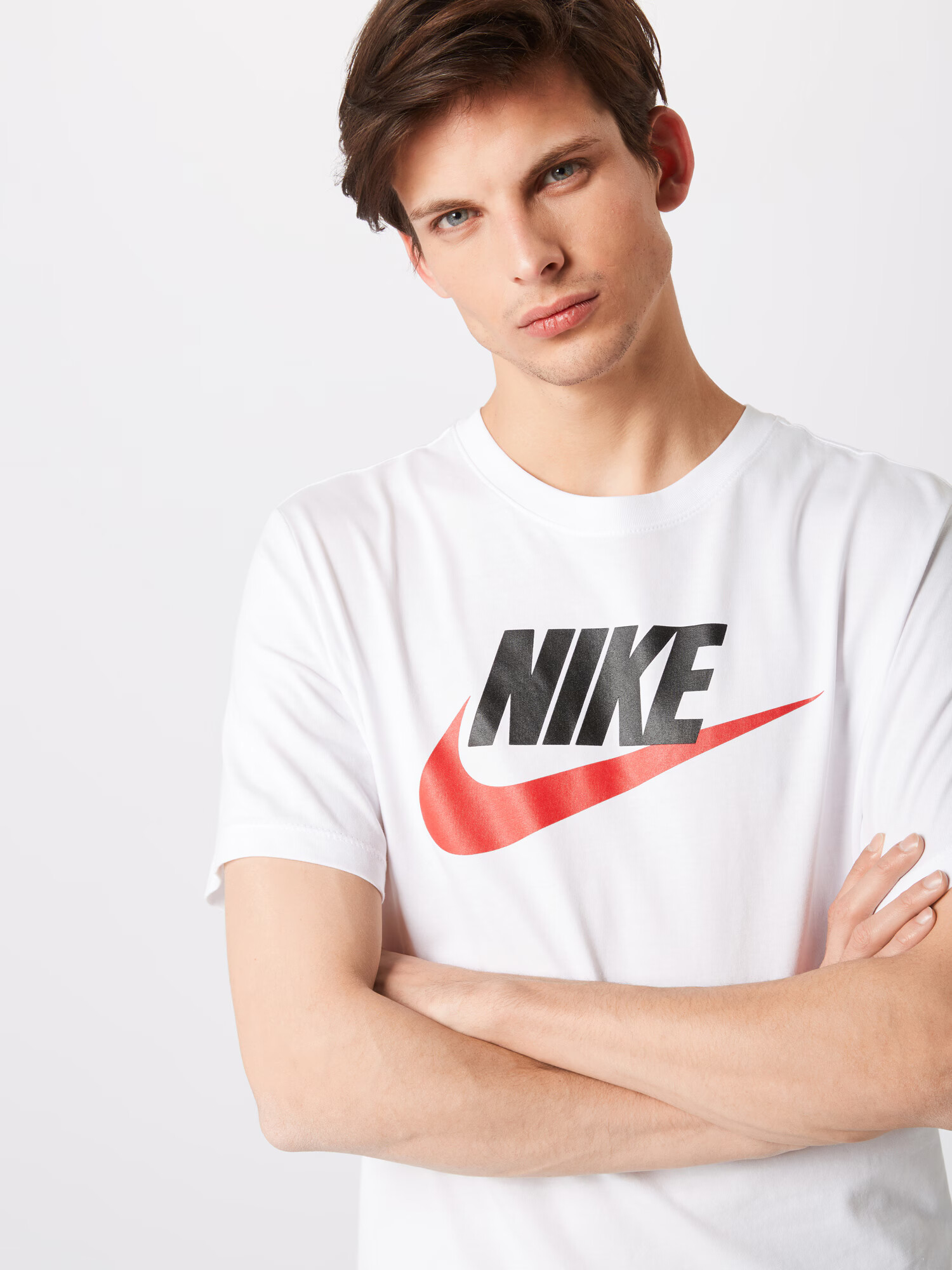 Nike Sportswear Tričko 'Futura' červená / čierna / biela - Pepit.sk