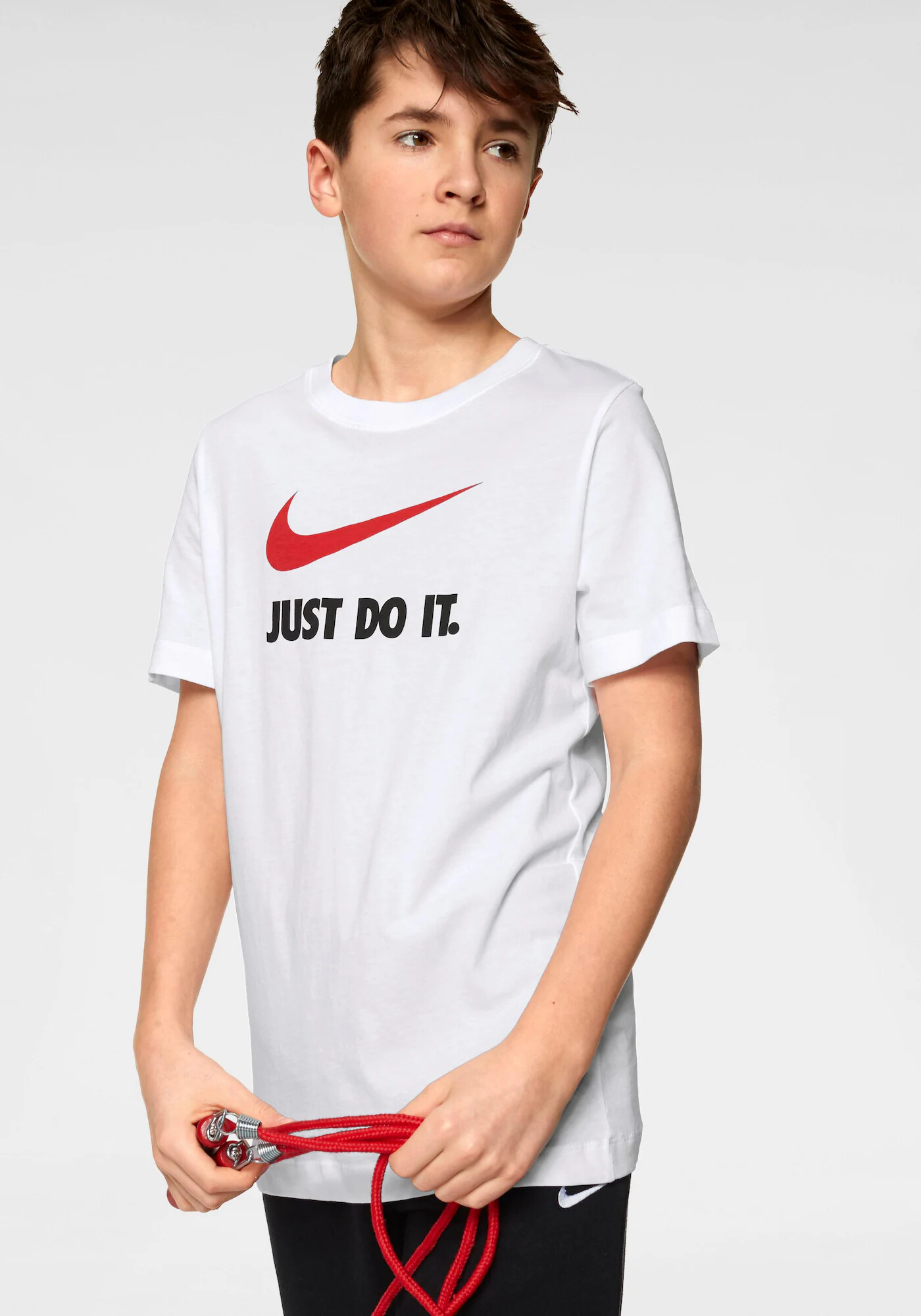 Nike Sportswear Tričko červená / čierna / biela - Pepit.sk