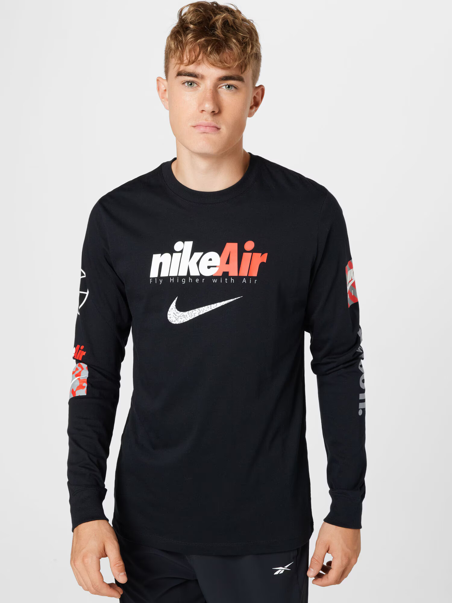 Nike Sportswear Tričko červená / čierna / biela - Pepit.sk