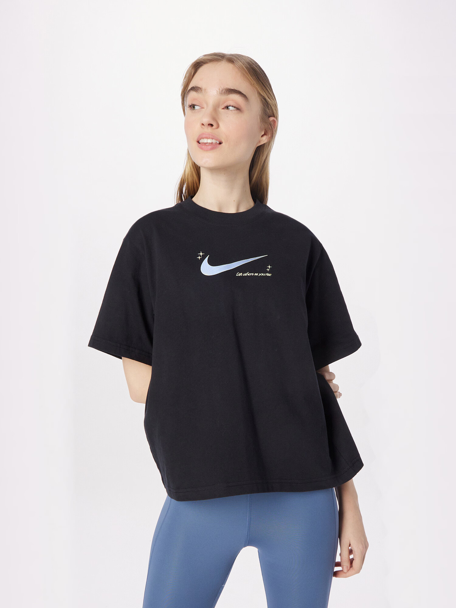 Nike Sportswear Tričko čierna / biela - Pepit.sk