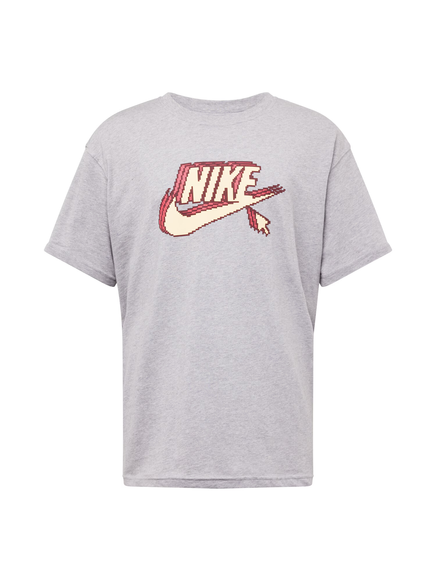 Nike Sportswear Tričko 'Futura' béžová / hnedá / sivá melírovaná / melónová - Pepit.sk