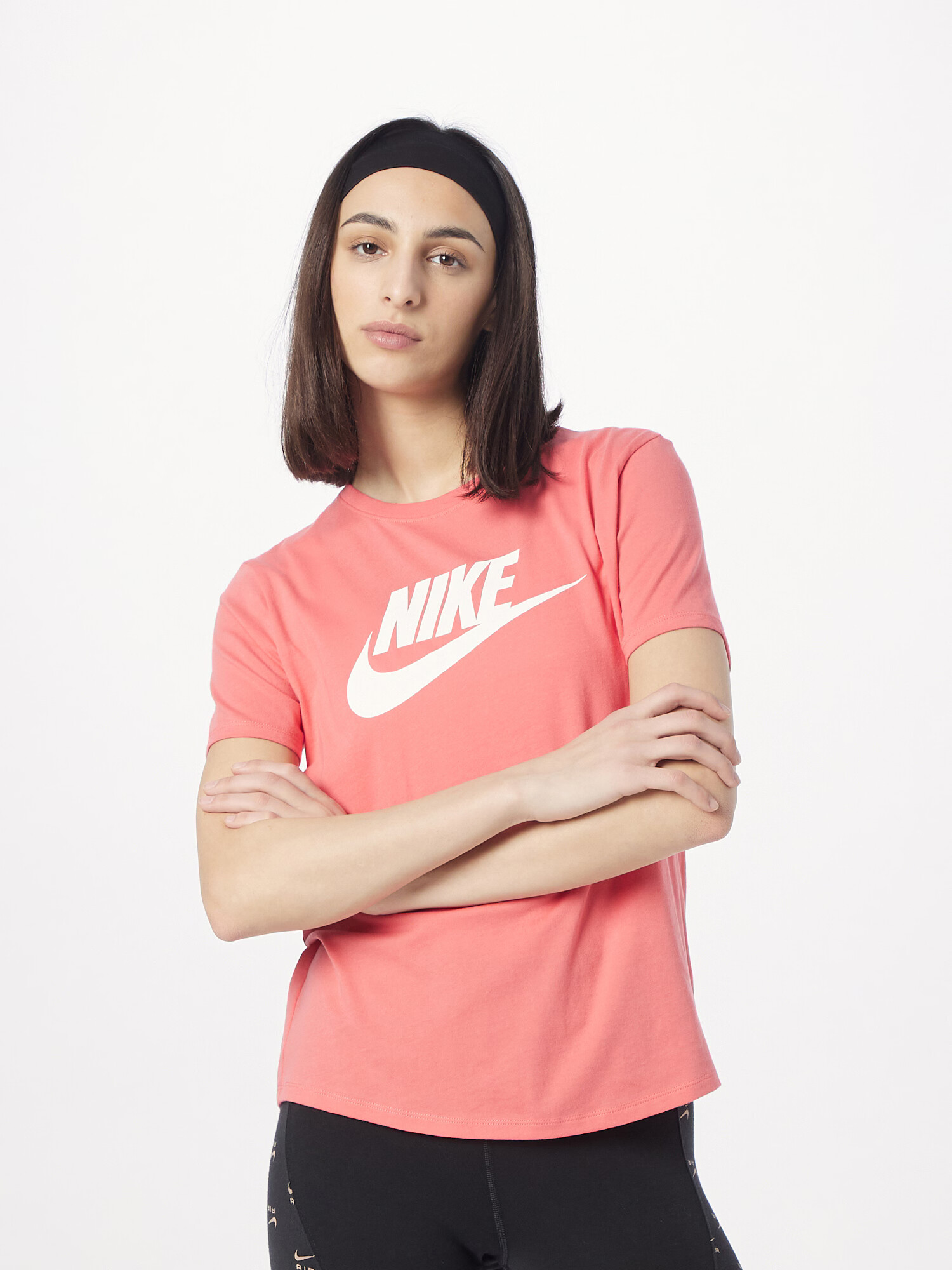 Nike Sportswear Tričko koralová / biela - Pepit.sk