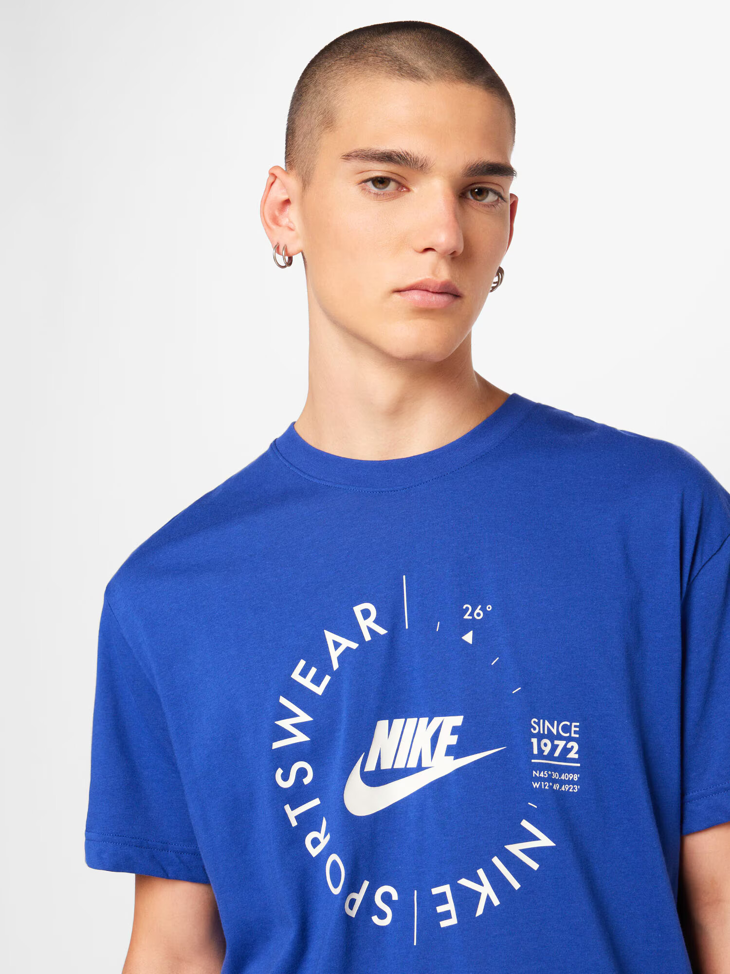 Nike Sportswear Tričko kráľovská modrá / biela - Pepit.sk