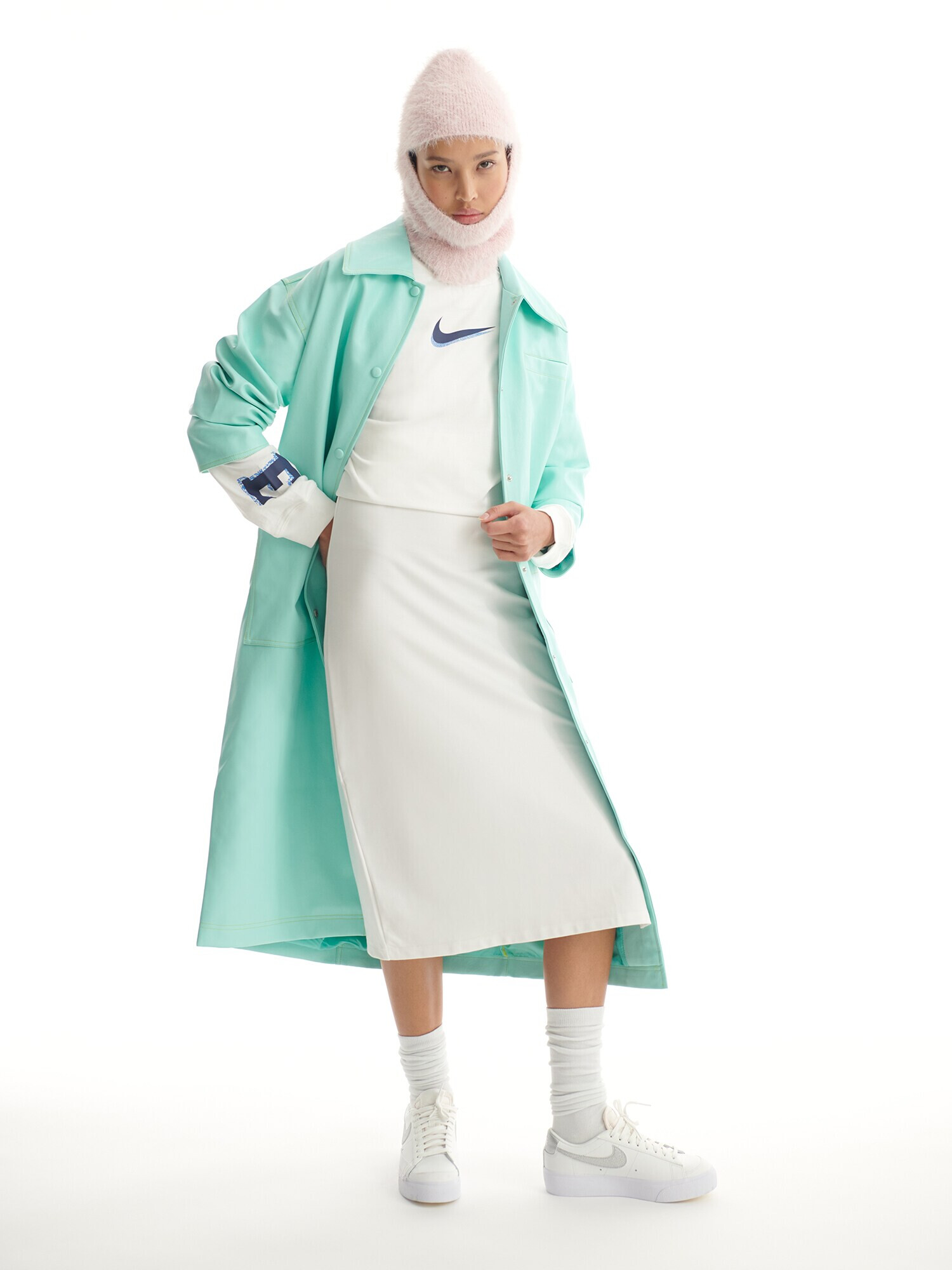 Nike Sportswear Tričko modrá / námornícka modrá / biela - Pepit.sk