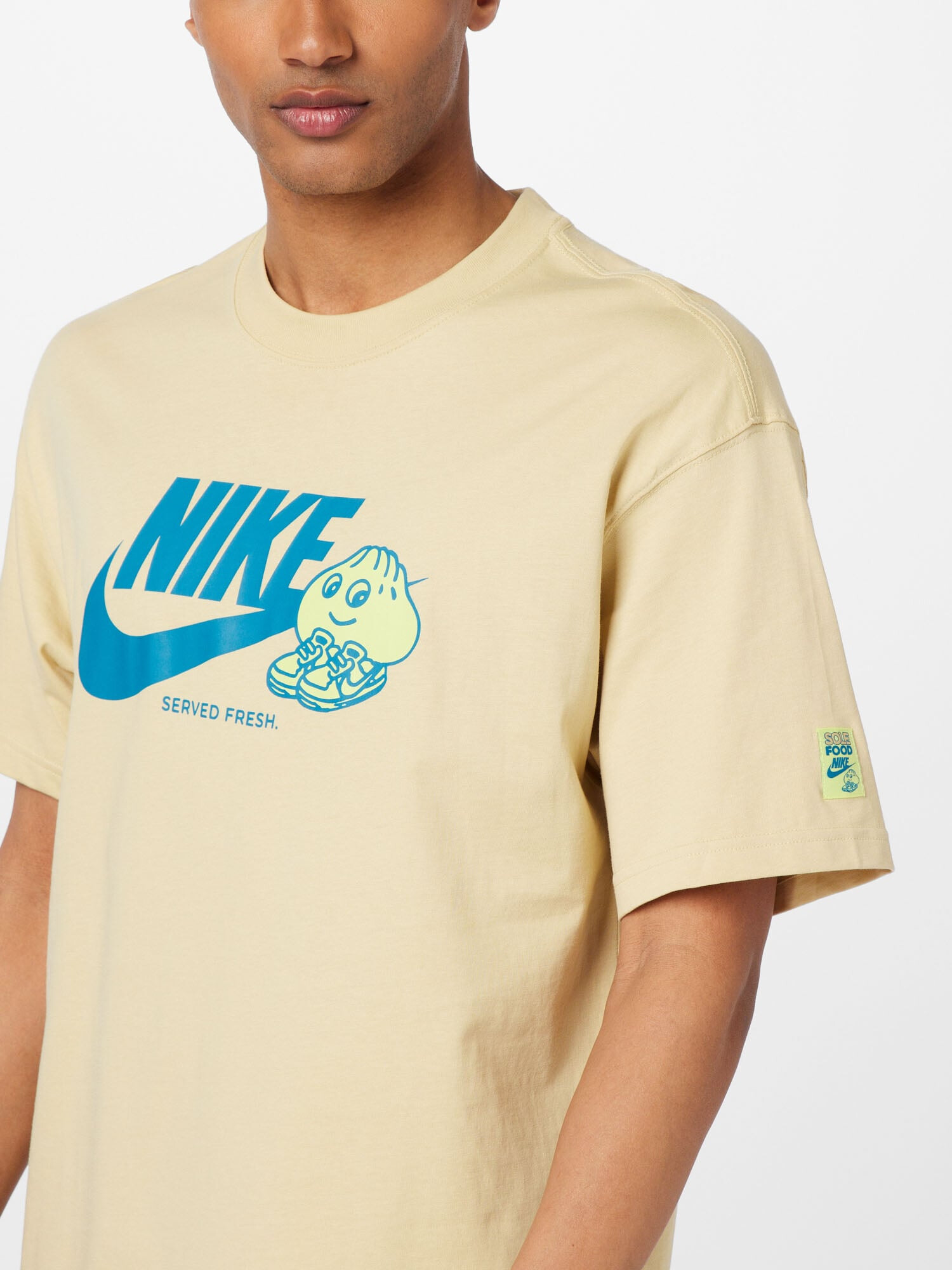 Nike Sportswear Tričko modrozelená / svetložltá - Pepit.sk