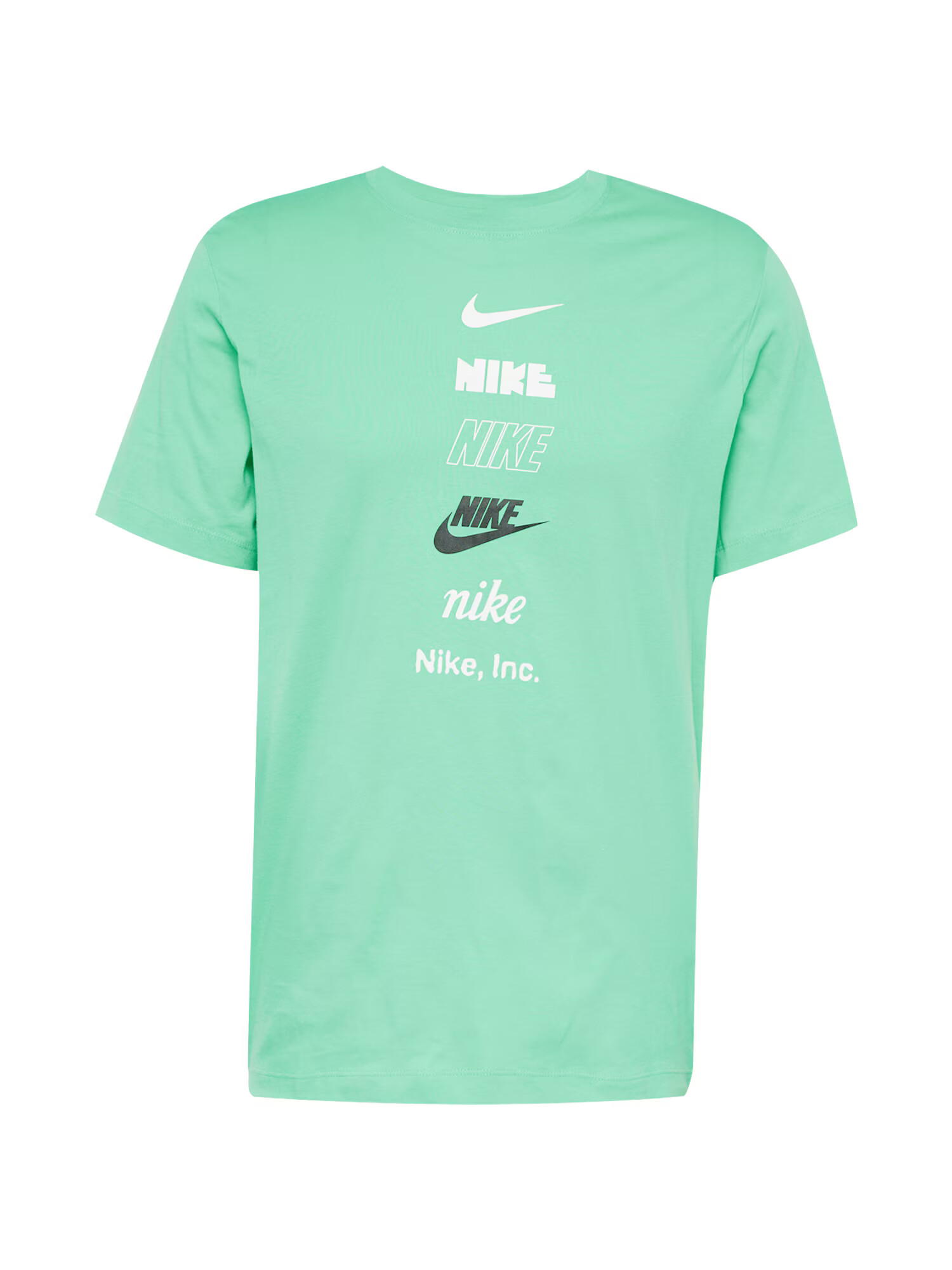 Nike Sportswear Tričko mätová / čierna / biela - Pepit.sk