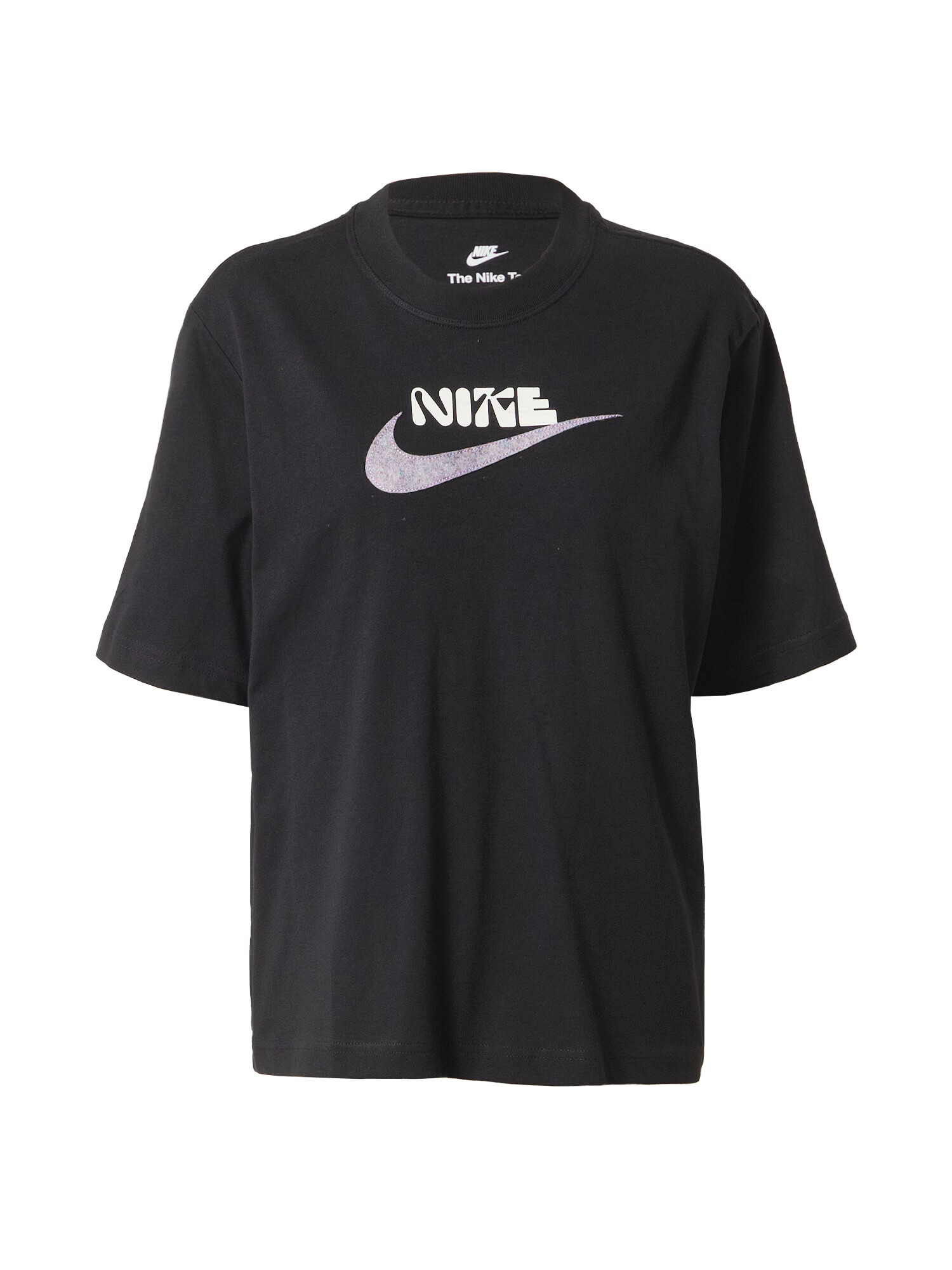 Nike Sportswear Tričko pastelovo fialová / čierna / biela - Pepit.sk