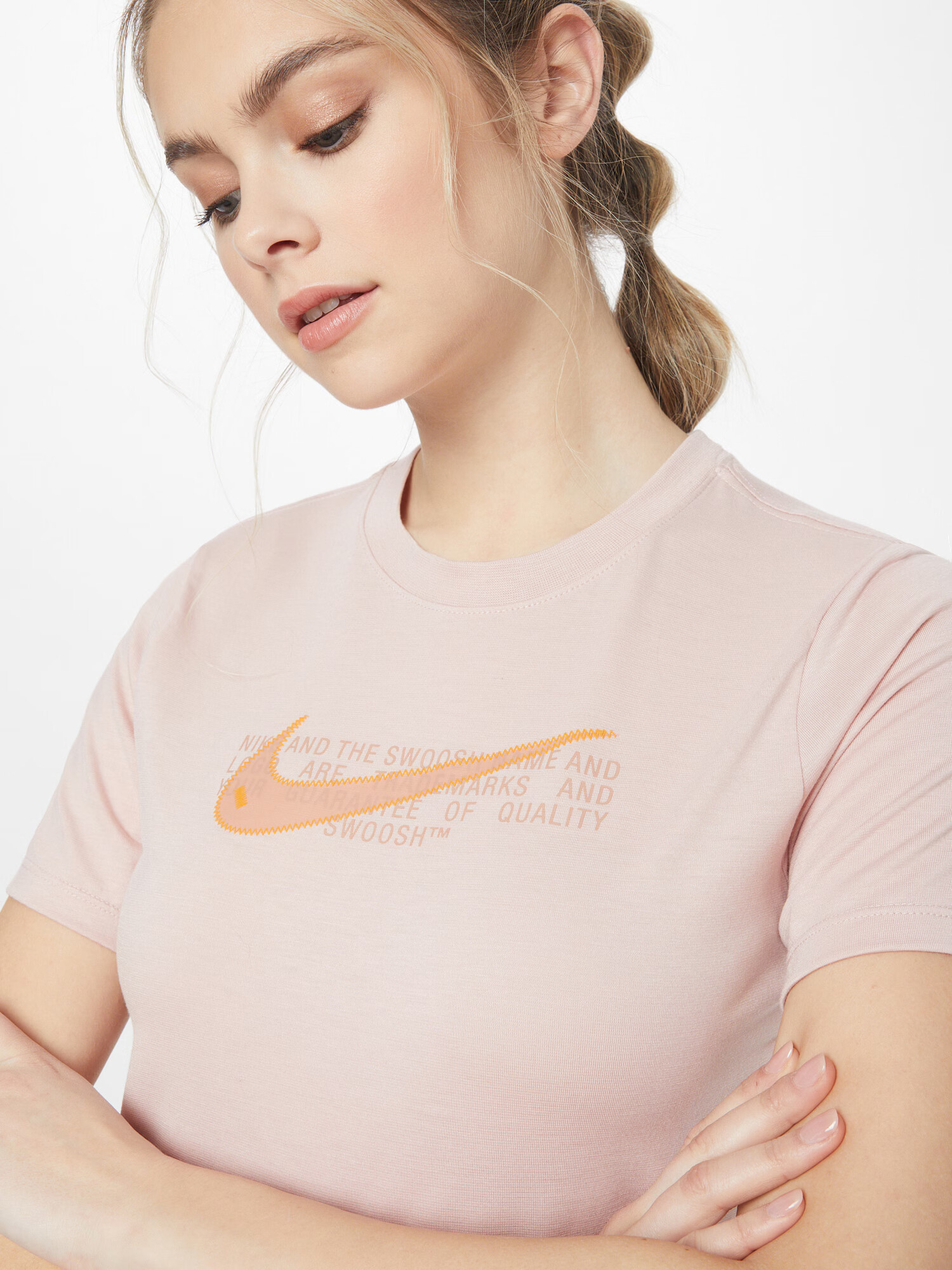 Nike Sportswear Tričko pastelovo fialová / pastelovo oranžová / ružová - Pepit.sk