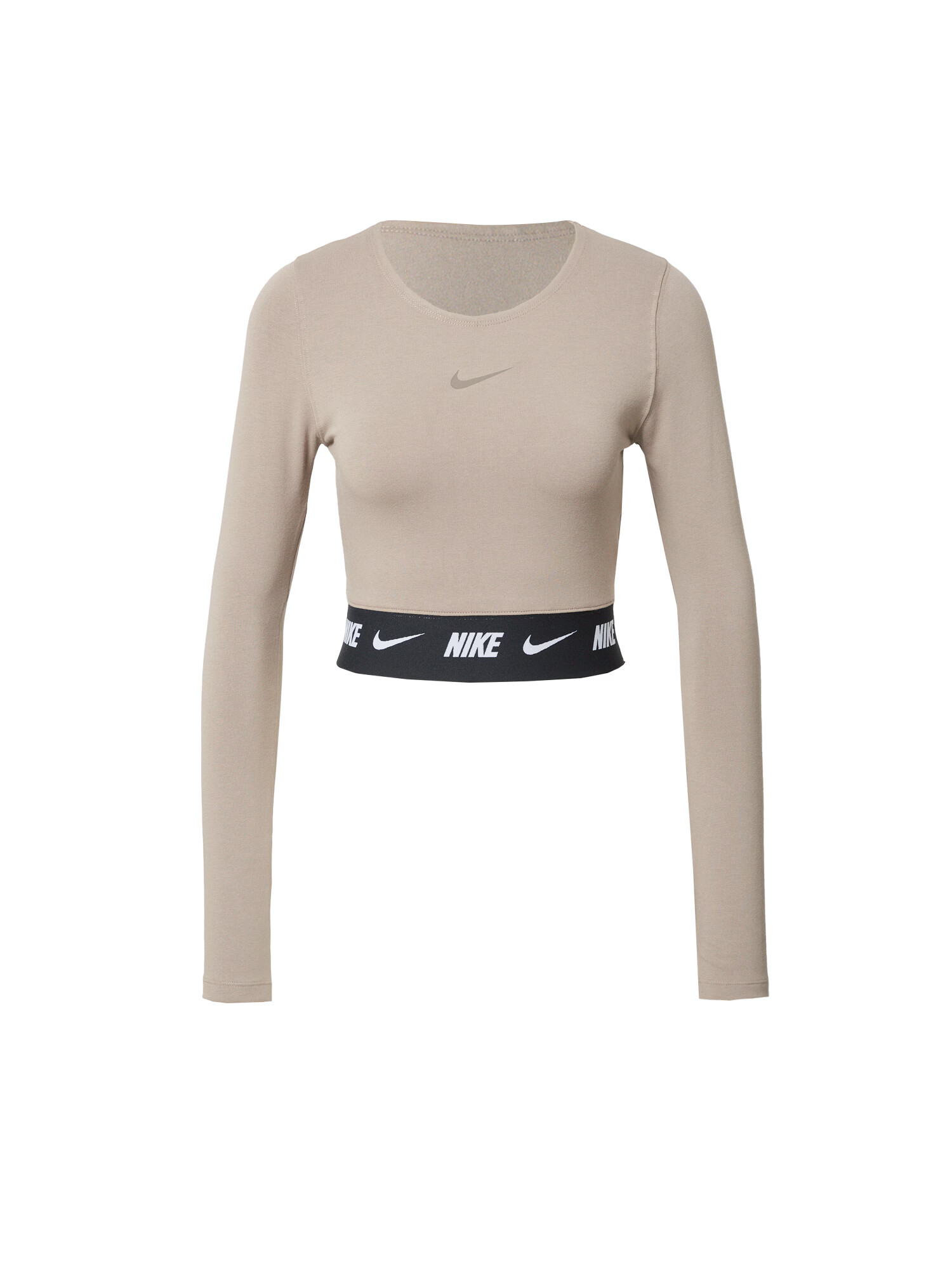 Nike Sportswear Tričko sivobéžová / čierna / biela - Pepit.sk