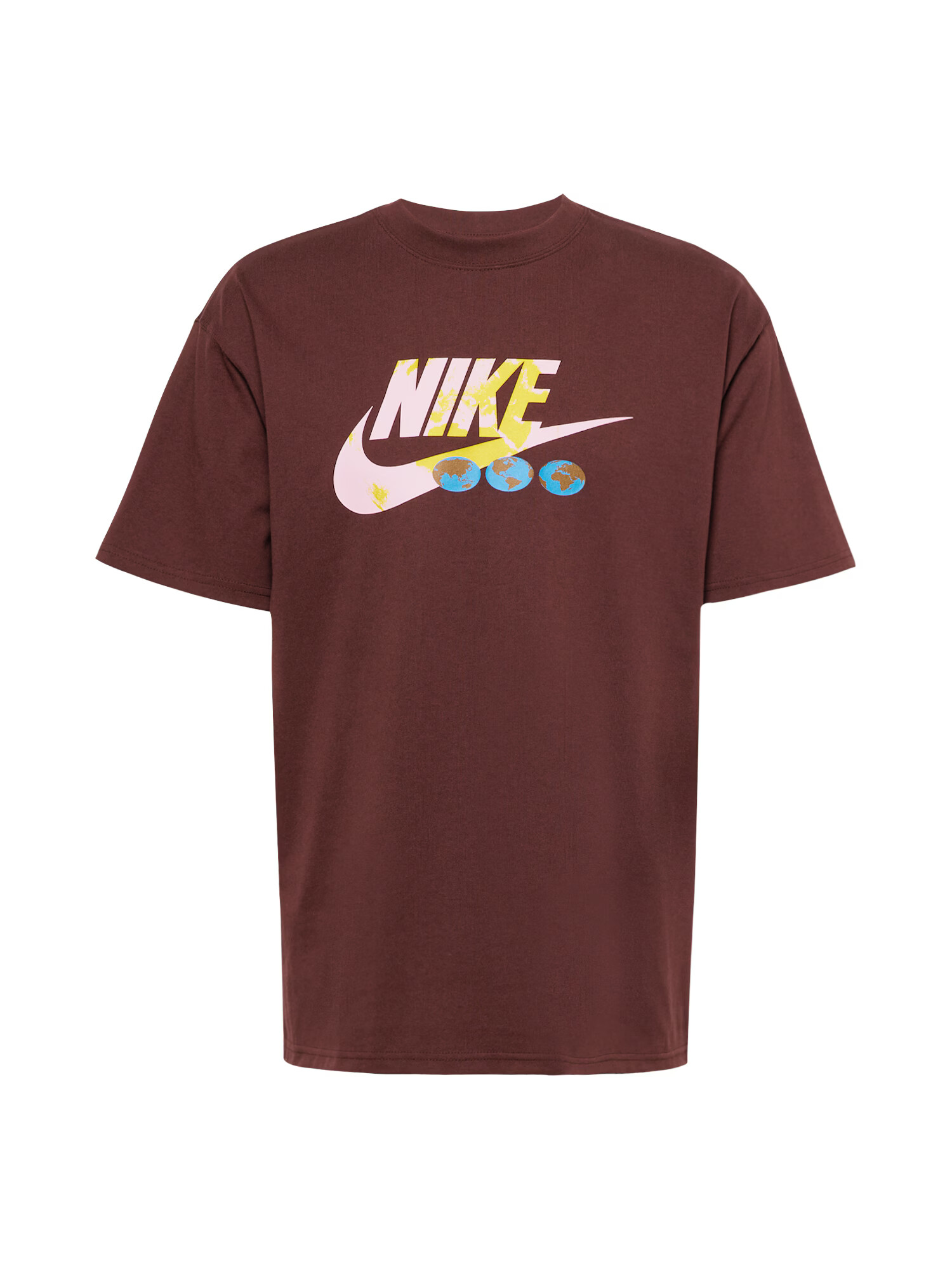 Nike Sportswear Tričko svetlomodrá / hnedá / žltá / ružová - Pepit.sk